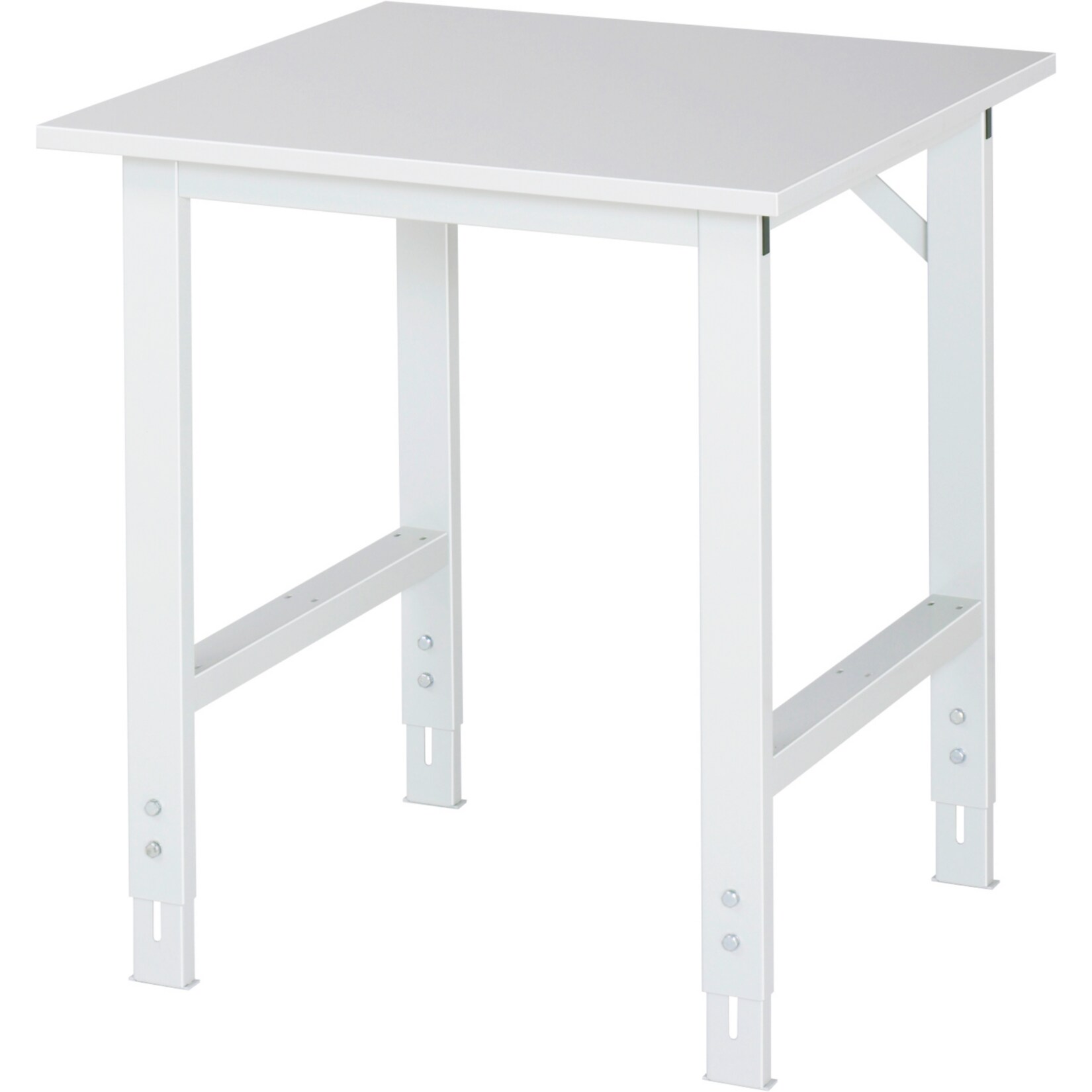 Rau Arbeitstisch Serie Tom 75 x 76-108 x 80 cm, Melamin-Platte | 04040376888211
