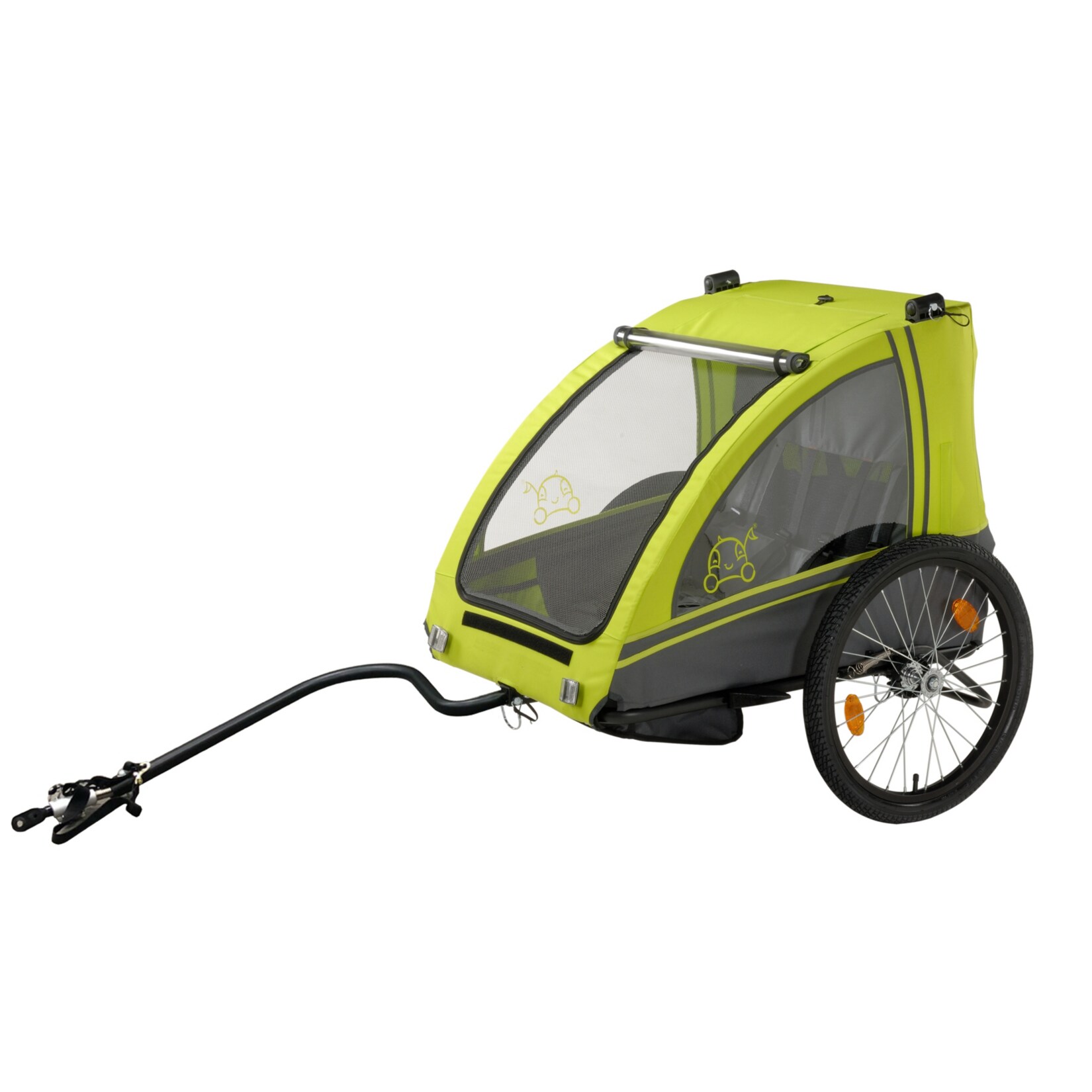 Blue Bird Kinderanhänger, Zweisitzer, Dualfunktion | 04016232071660