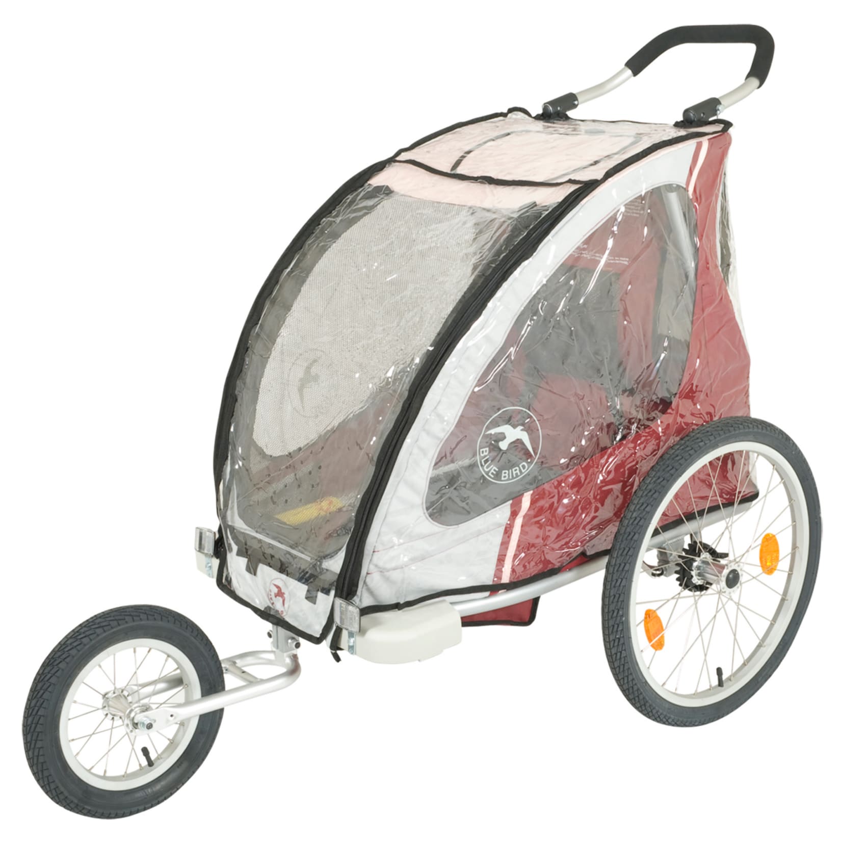 Regen&uuml;berzug f&uuml;r Einsitzer-Kinderanh&auml;nger mit Dualfunktion - Bild 1