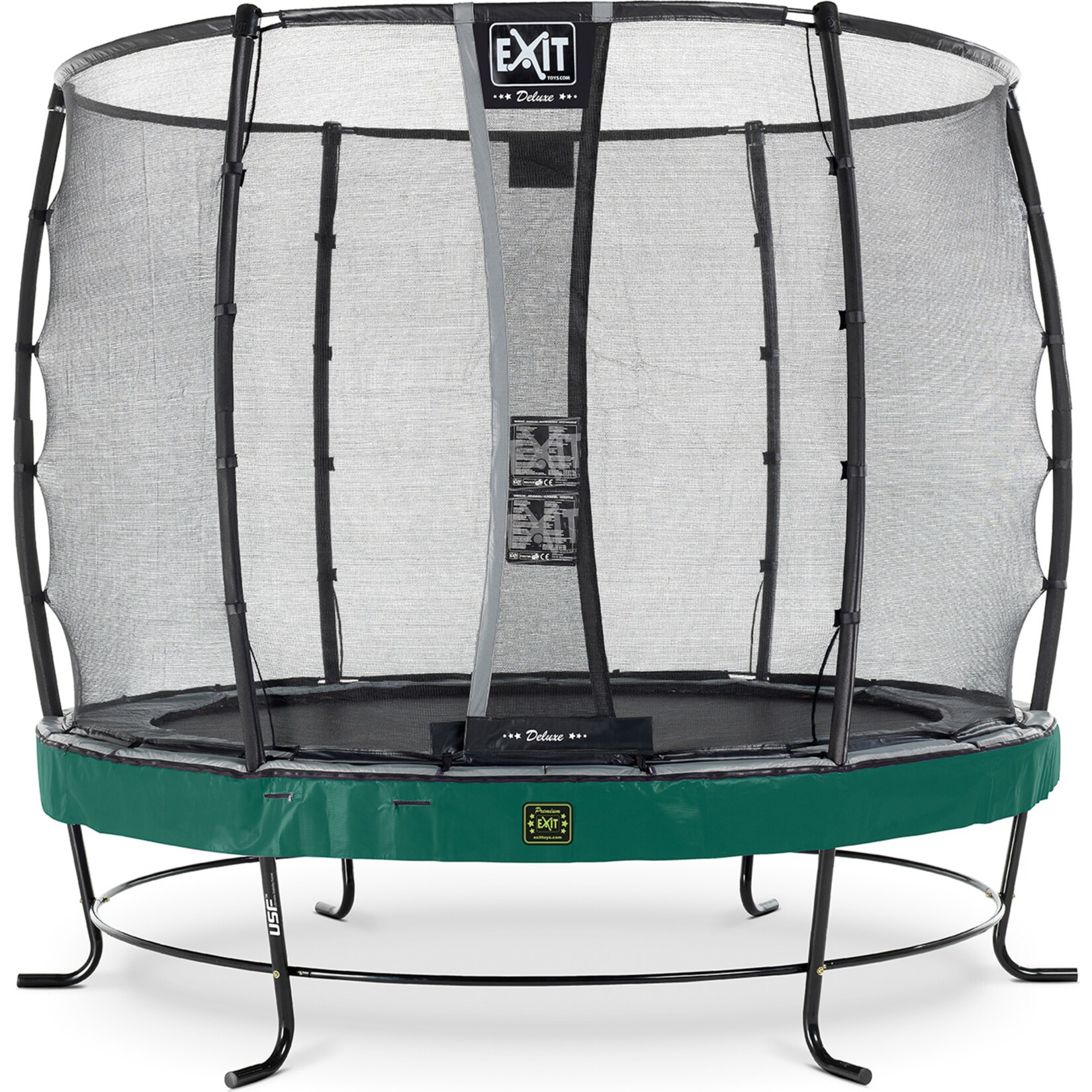 EXIT Elegant Premium 251 (8,3ft) + Sicherheitsnetz Deluxe RUND grün