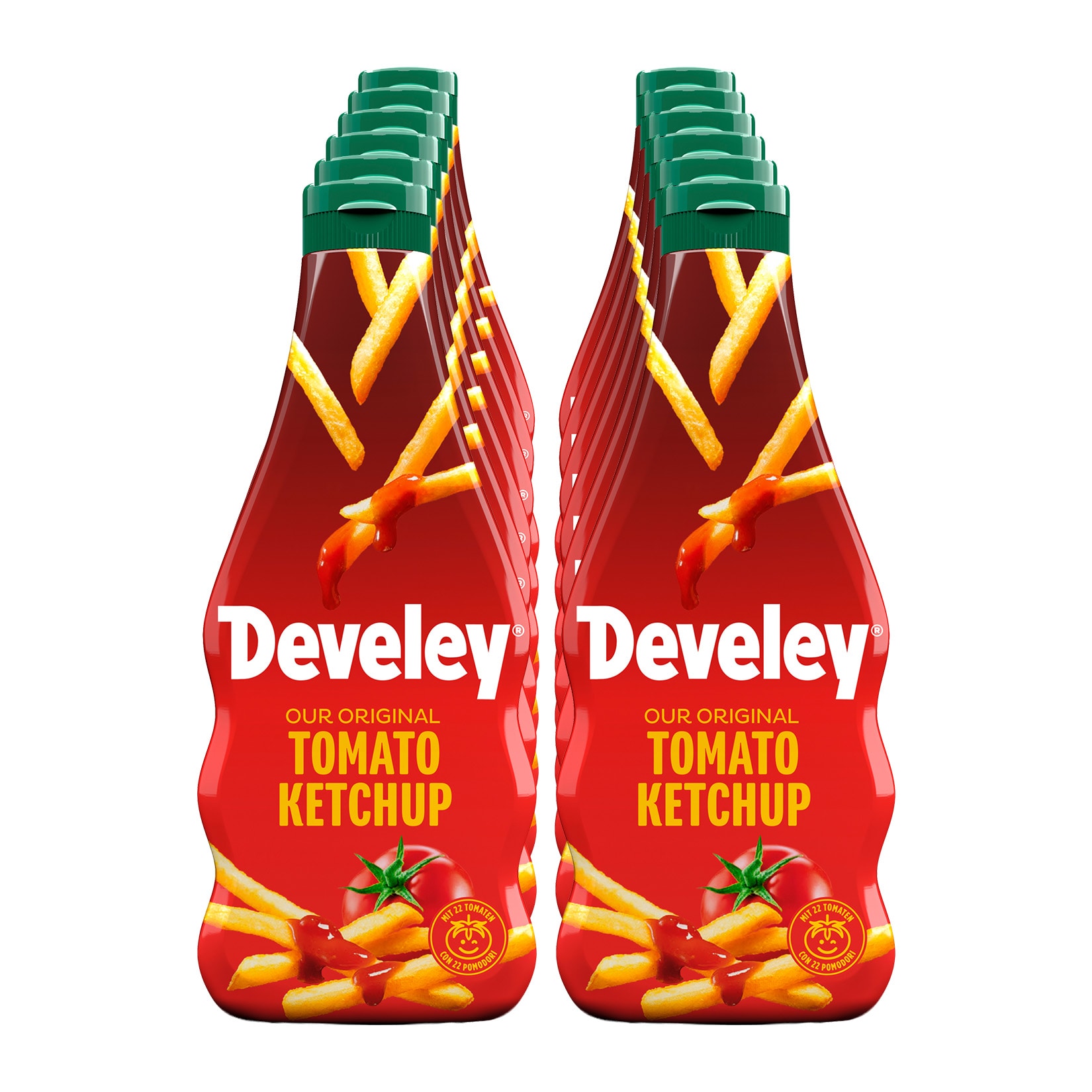 Develey Ketchup 500 ml, 12er Pack - Bild 1