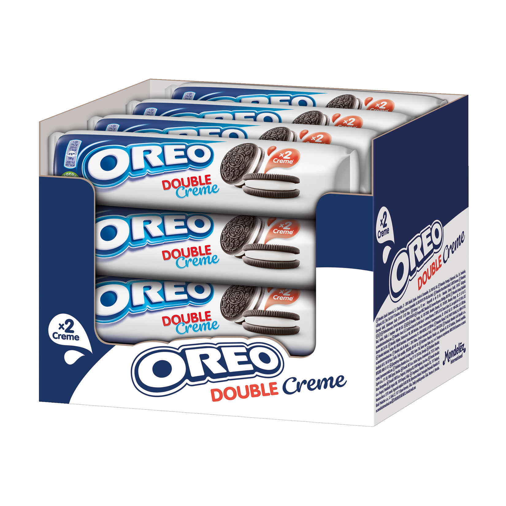 Oreo Double Creme 157 g, 16er Pack - Bild 1