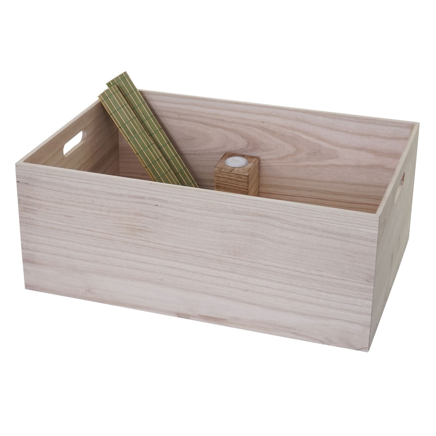 Holzbox MCW-C20, Dekokiste Aufbewahrung Holzkiste, Shabby-Look Vintage ~ 60x40x24cm, naturbraun | 04057651264936