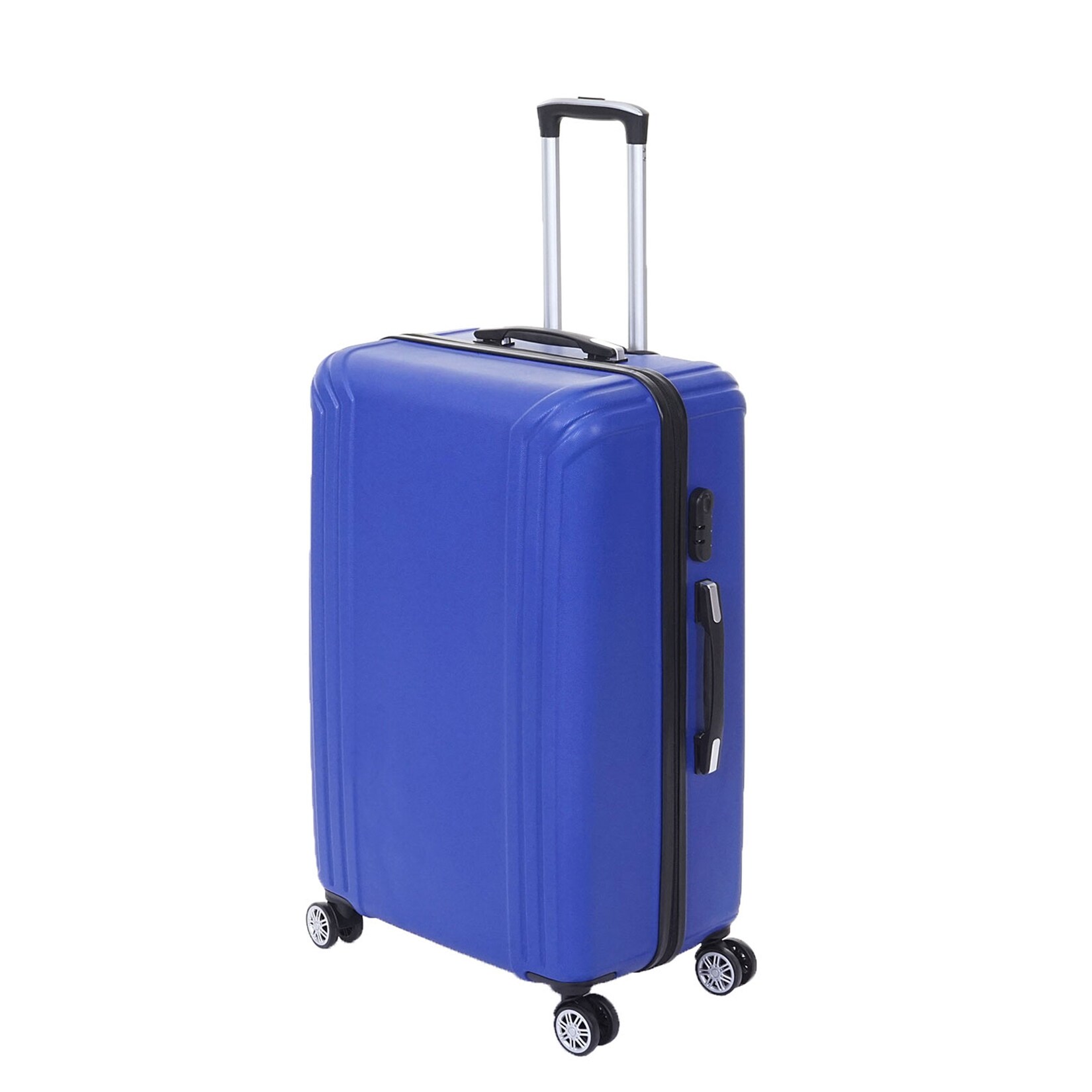 Koffer MCW-D54, Reisekoffer Hartschalenkoffer Trolley, 60x42x26cm 64l ~ blau, Premium D54a | 04057651274829