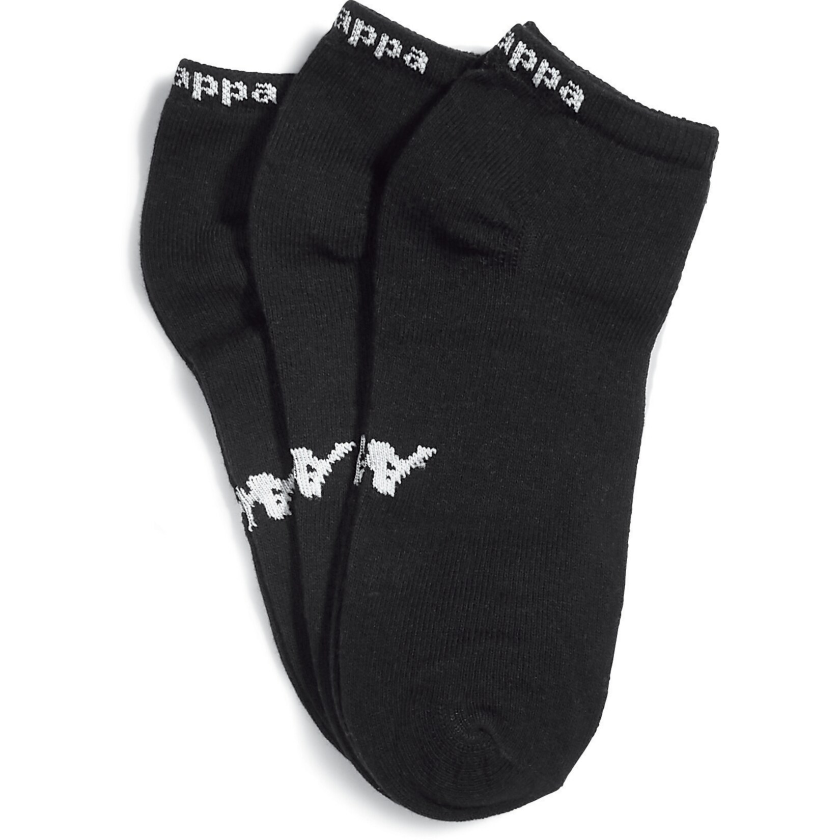 Kappa Sneakersocken, 3er Pack - schwarz, Gr. 43/46 - Bild 1