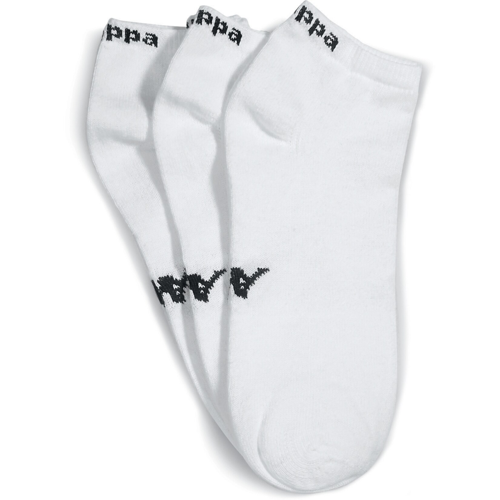 Kappa Sneakersocken, 3er Pack - wei&szlig;, Gr. 43/46 - Bild 1