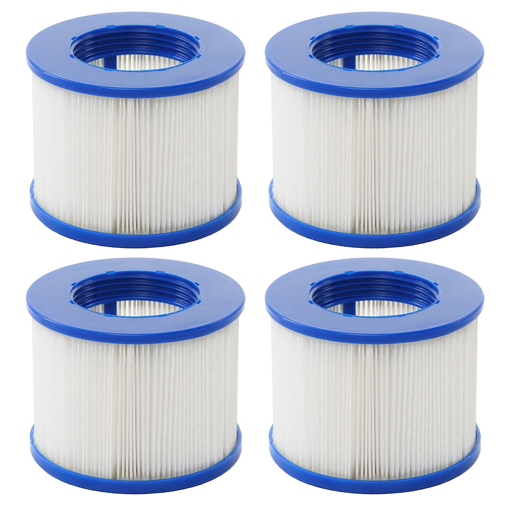Wasserfilter für Whirlpool MCW-E32, Ersatzfilter Filterkartusche Filterpatrone Lamellenfilter, Zubehör ~ 4 Stück | 04057651433929