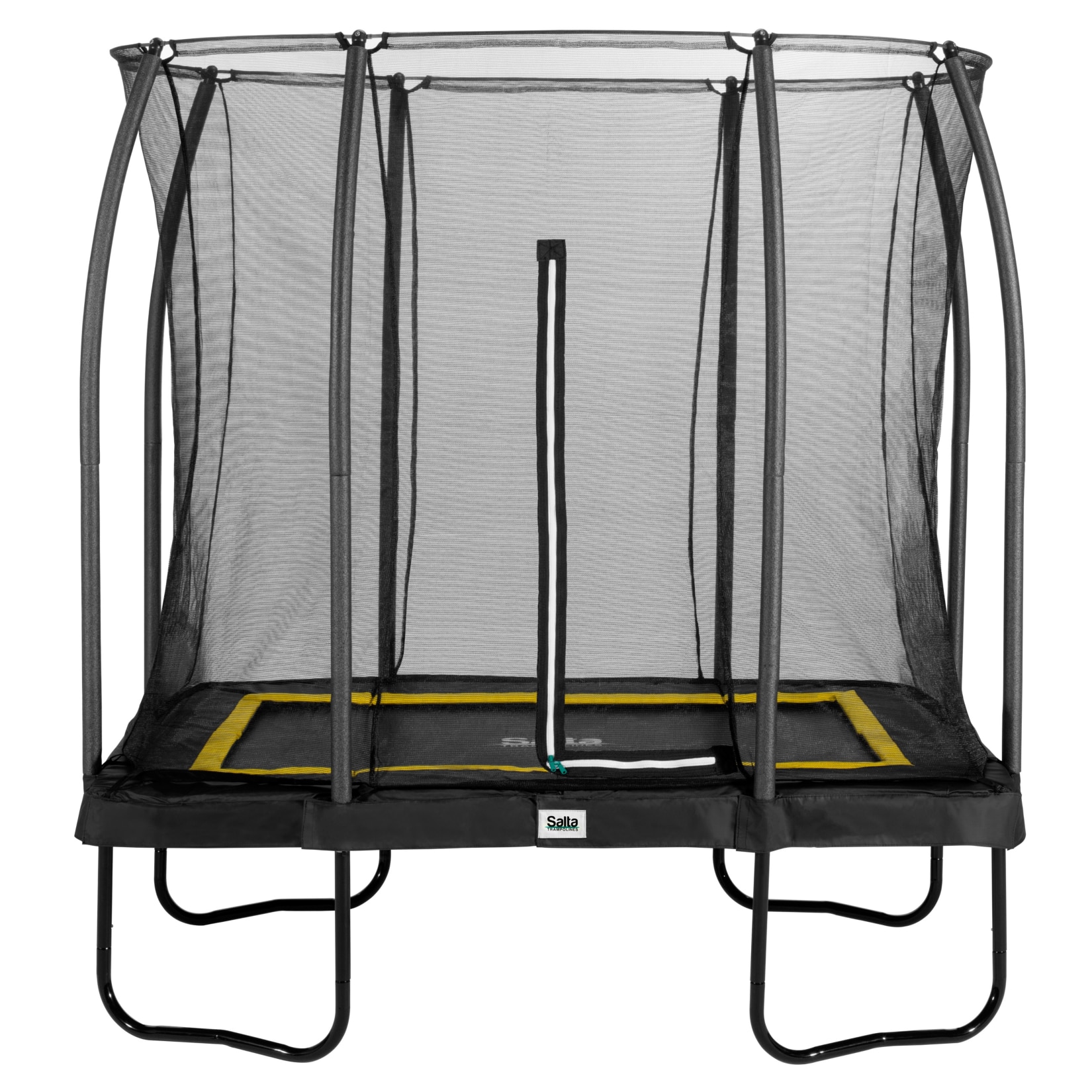 Salta Trampoline - Comfort Edition - rechteckig - 153 x 214cm - 5x7ft - Schutzrand Schwarz - Bild 1