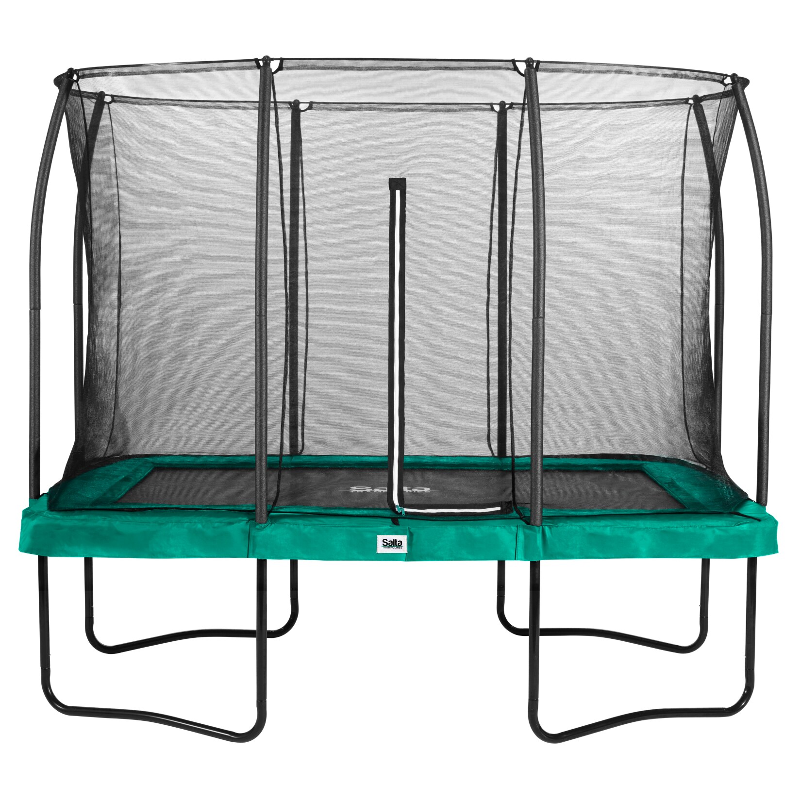 Salta Trampoline - Comfort Edition - rechteckig - 214 x 305cm - 7x10ft - Schutzrand gr&uuml;n - Bild 1