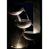 Dobar Polyresin-Brunnen mit Pumpe und LED´s, eckig mit 4 Schalen - Bild 5
