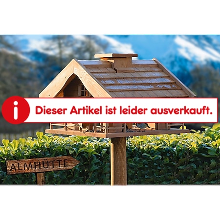 Dobar Großes Vogelfutterhaus "Almütte" mit Ständer, XXL-Vogelhaus - Bild 1