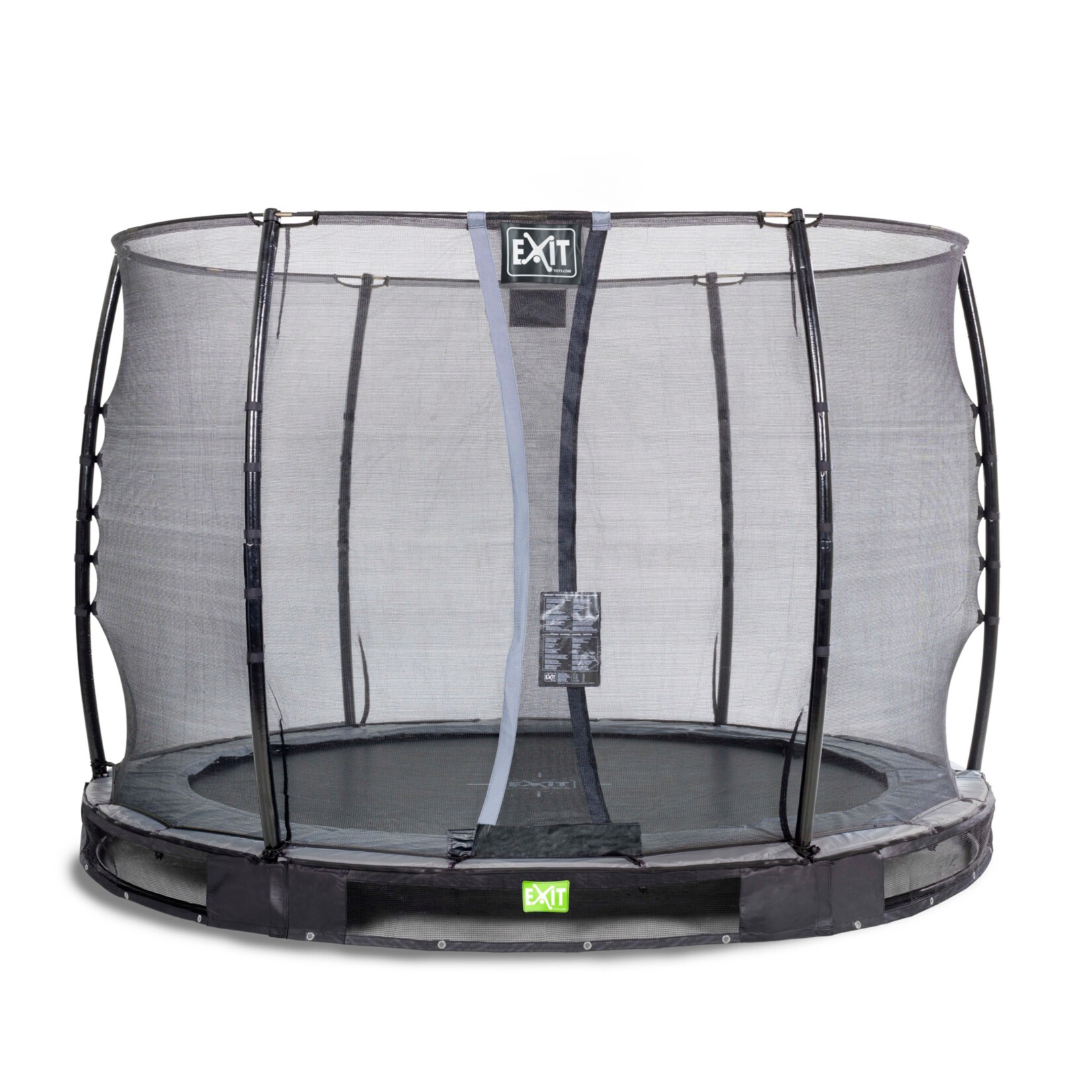 EXIT Elegant Ground 305 (10ft) RUND + Sicherheitsnetz Economy schwarz - Bild 1