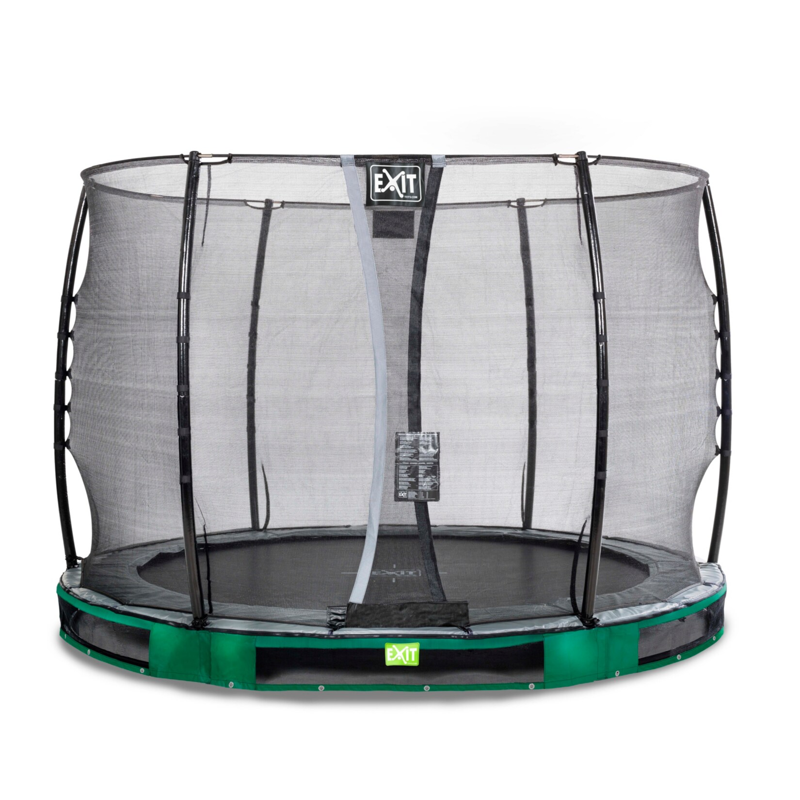 EXIT Elegant Ground 305 (10ft) RUND + Sicherheitsnetz Economy grün | 08719874704830