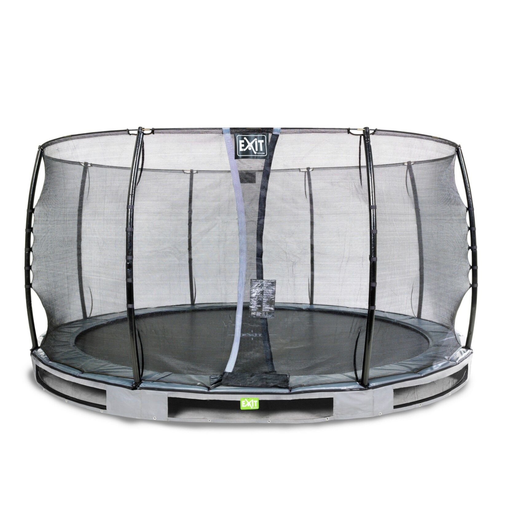 EXIT Elegant Ground 427 (14ft) RUND + Sicherheitsnetz Economy grau | 08719874704915