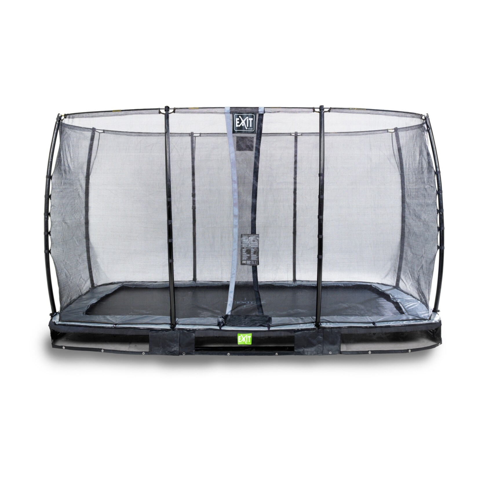 EXIT Elegant Ground Rechteckig 214×366 (7x12ft) + Sicherheitsnetz Economy schwarz | 08719874704809