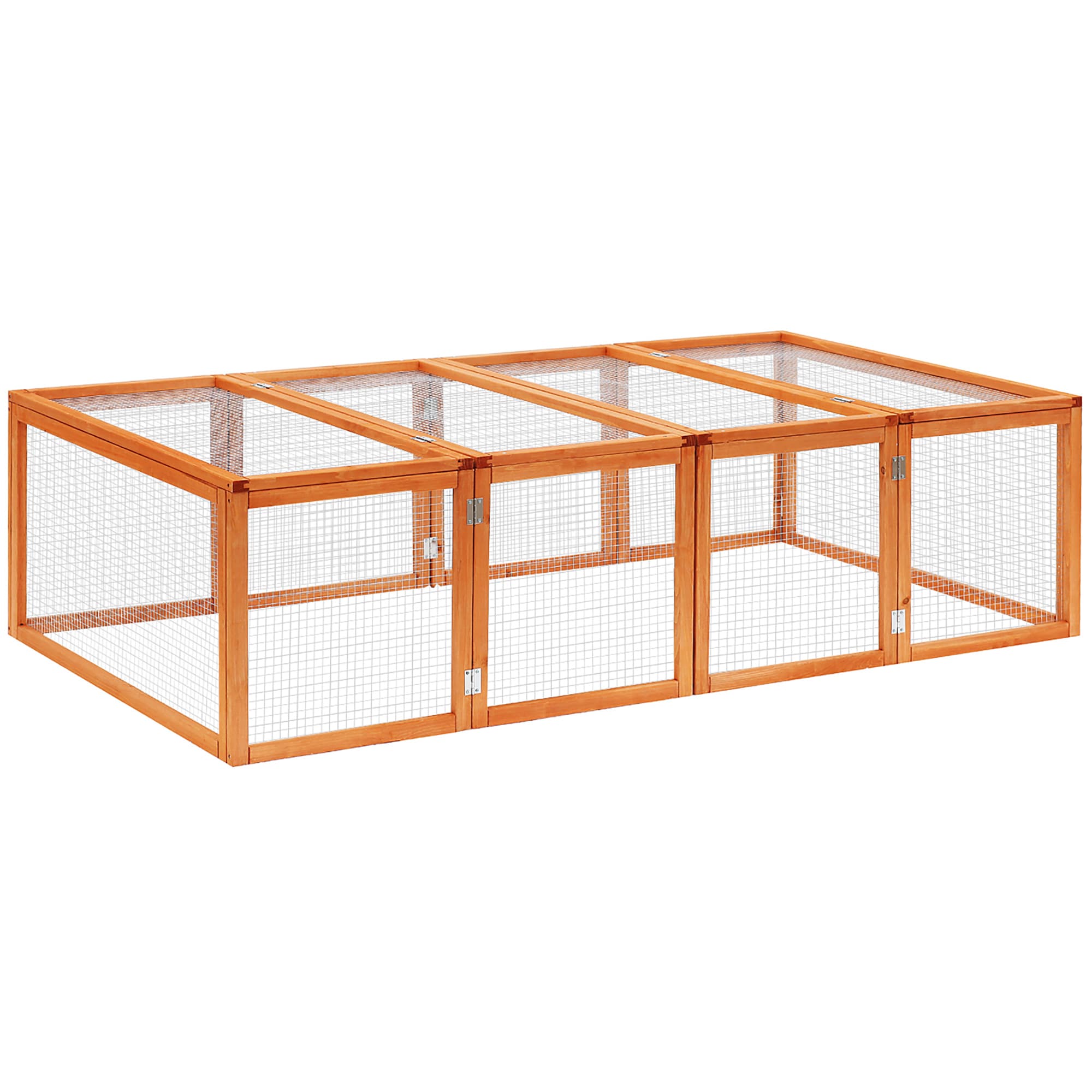 PawHut Freigehege Tannenholz - Bild 1