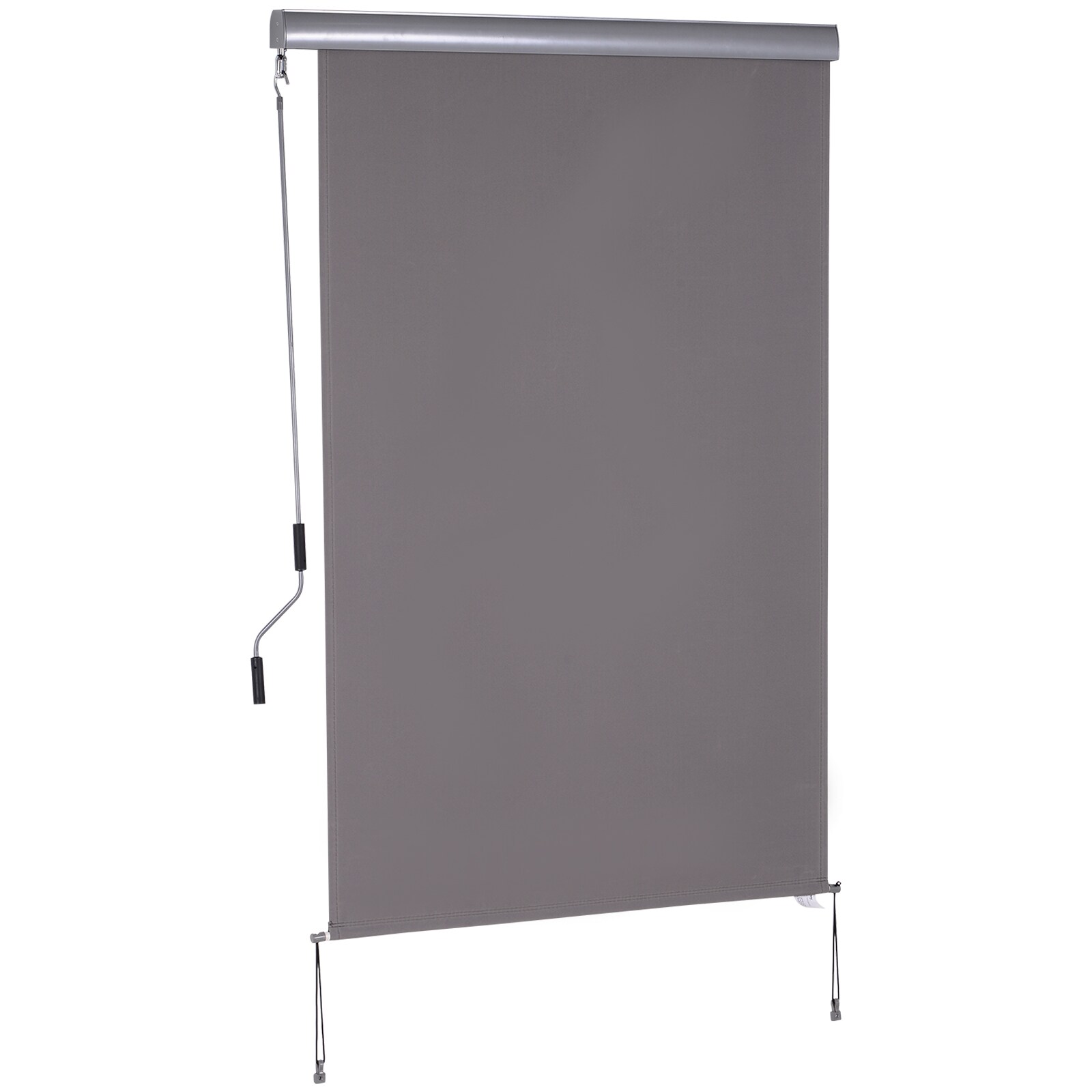 Outsunny Senkrechtmarkise Aluminium, Polyesterstoff | 04250871296927