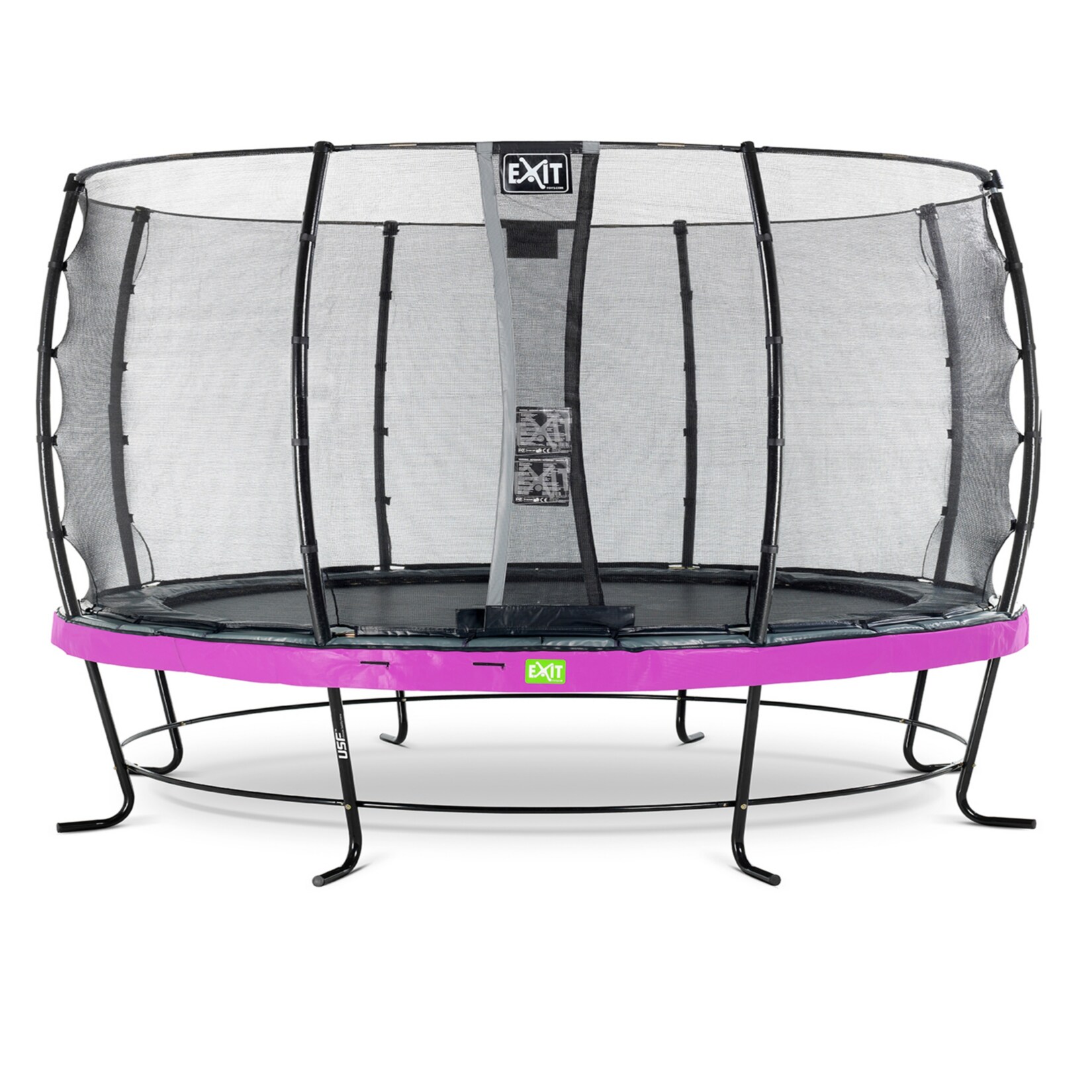 EXIT Elegant 427 (14ft) RUND + Sicherheitsnetz Economy lila | 08719743251205