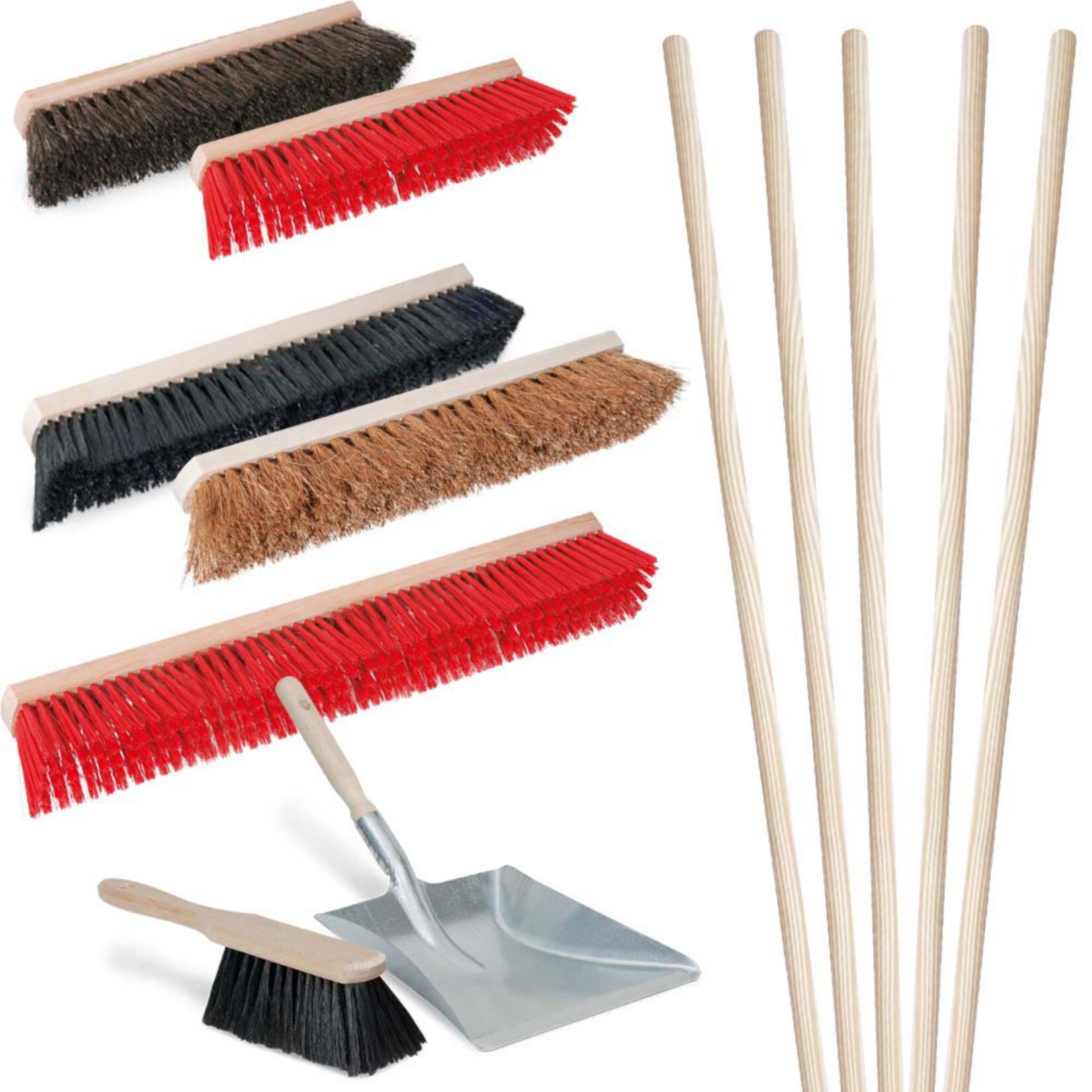 BRB 75624 Besen-Set, 12-teilig - Bild 1