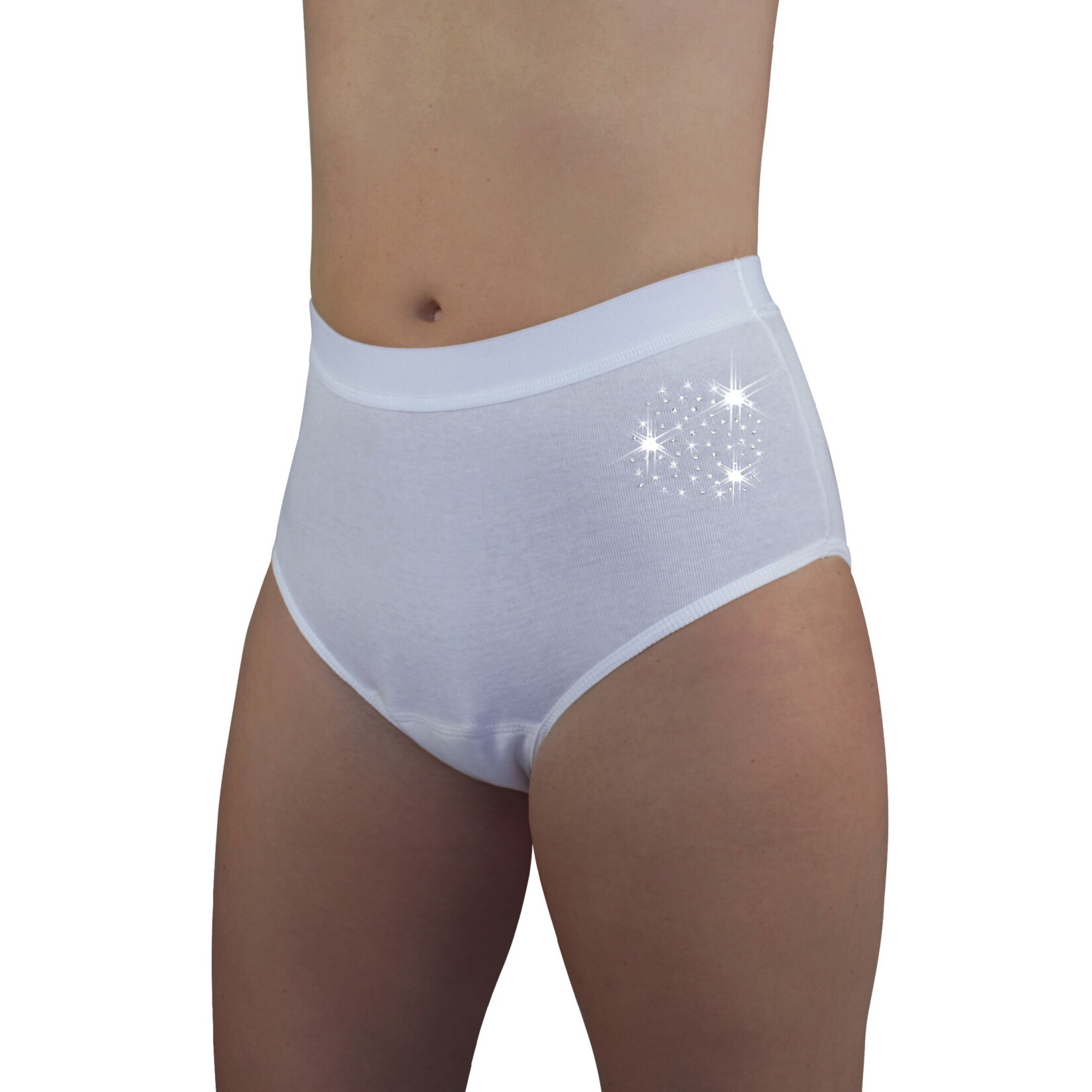 Hydas Schutzslip DOPPELPACK bei Inkontinenz, mit Strasssteinen Gr. 50/52 - Bild 1