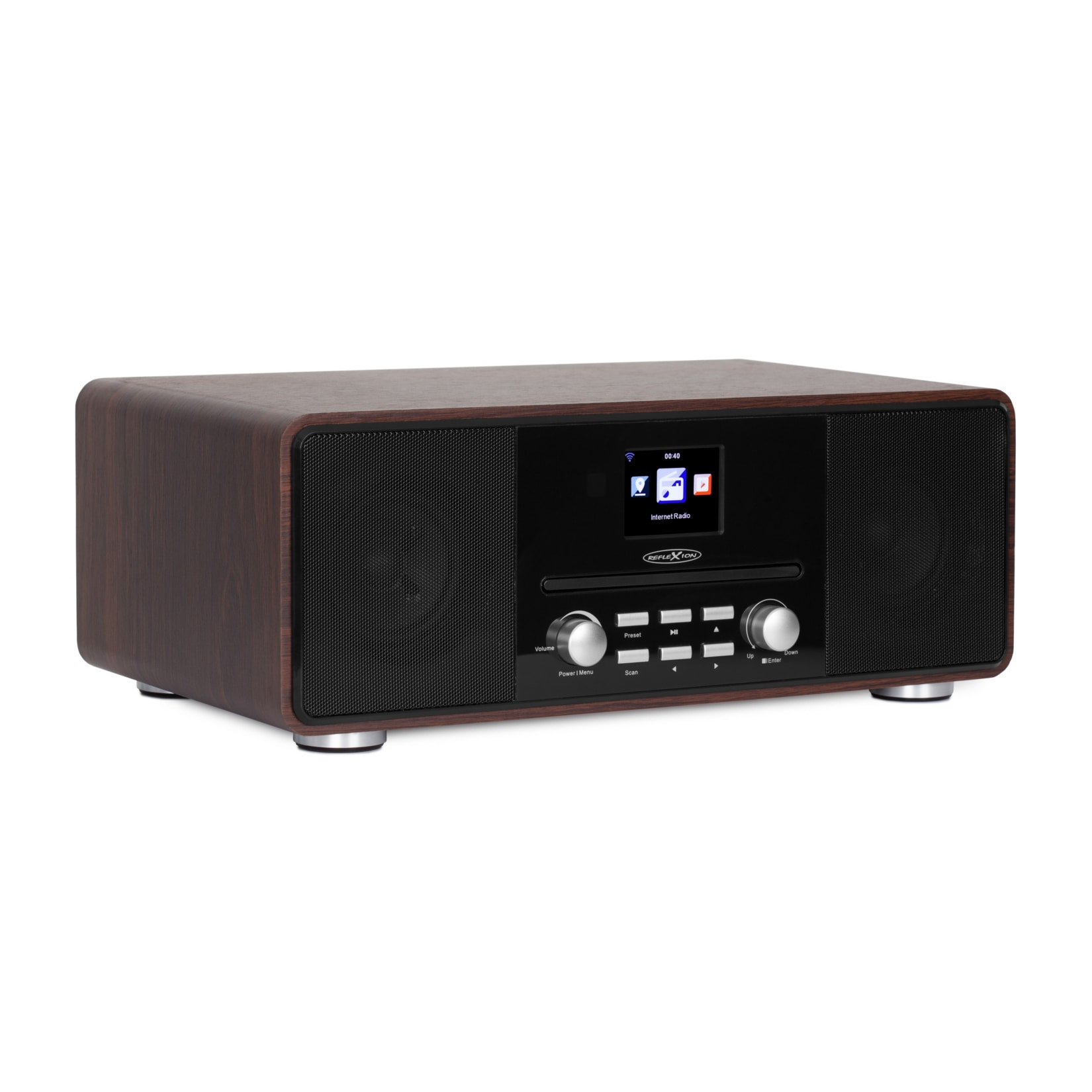 REFLEXION Internet/DAB+/UKW-Radio HRA19INT holz - Bild 1