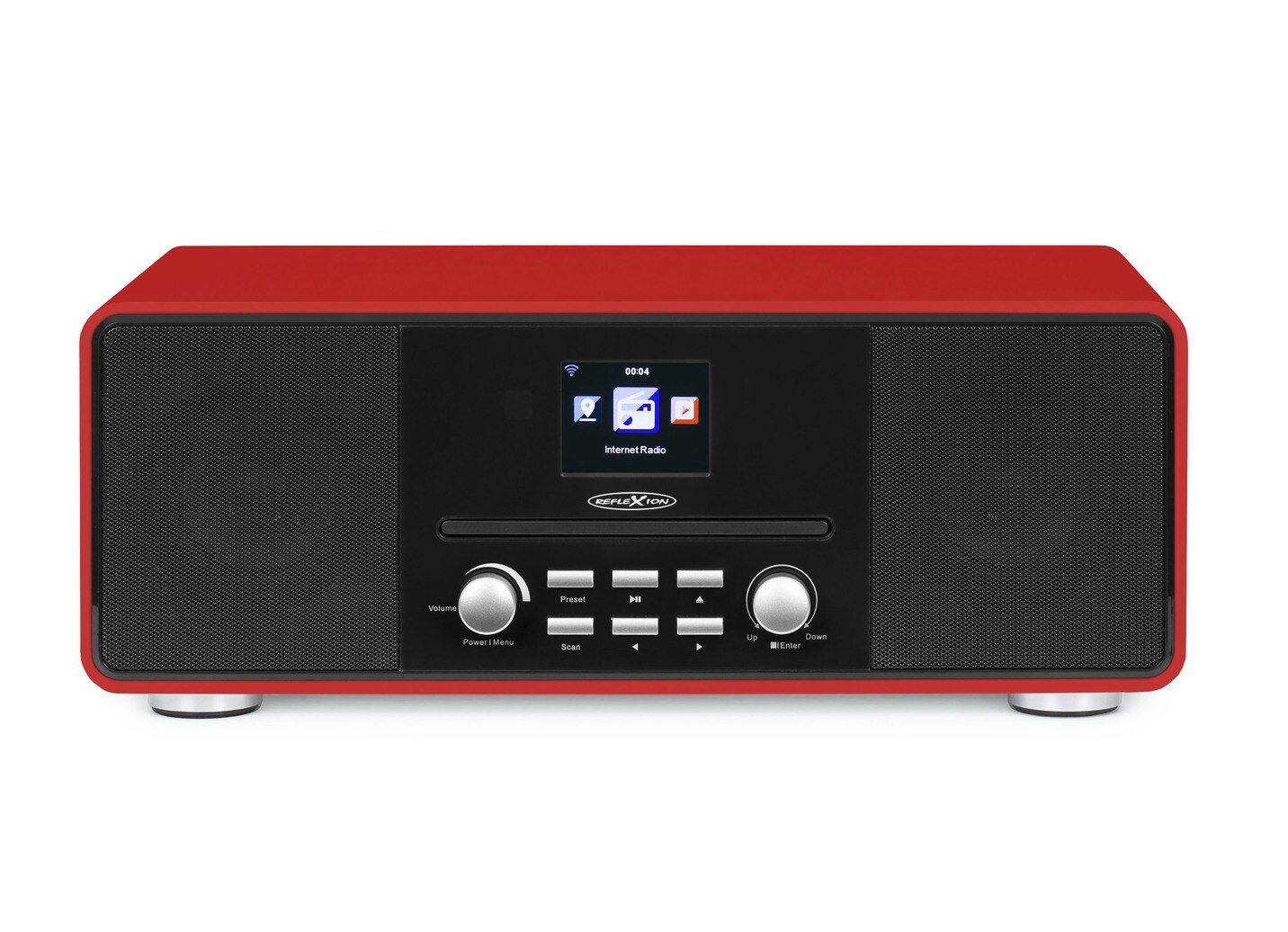 REFLEXION Internet/DAB+/UKW-Radio HRA19INT rot | 04260035678087