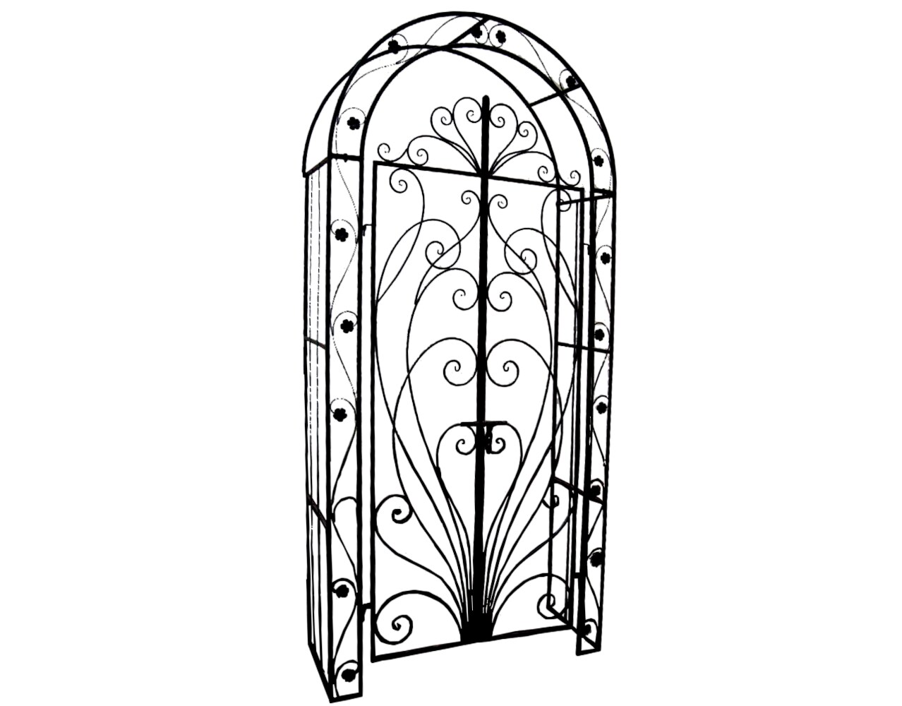 Pforte mit Rosenbogen BAGANA - Bild 1