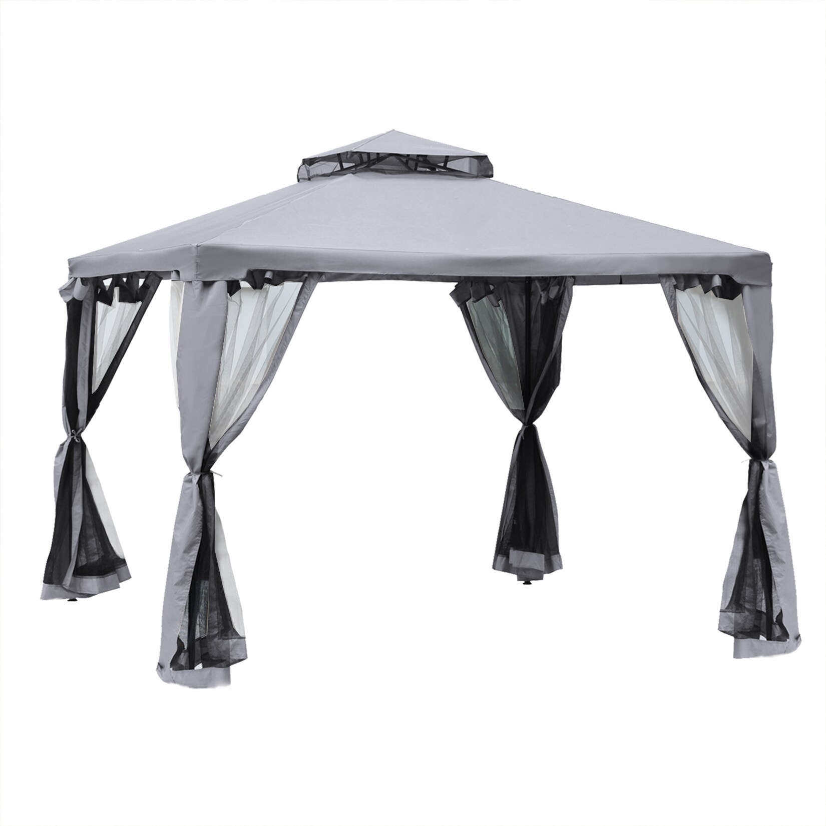 Outsunny Pavillon Polyester, Metall | 04251774907545