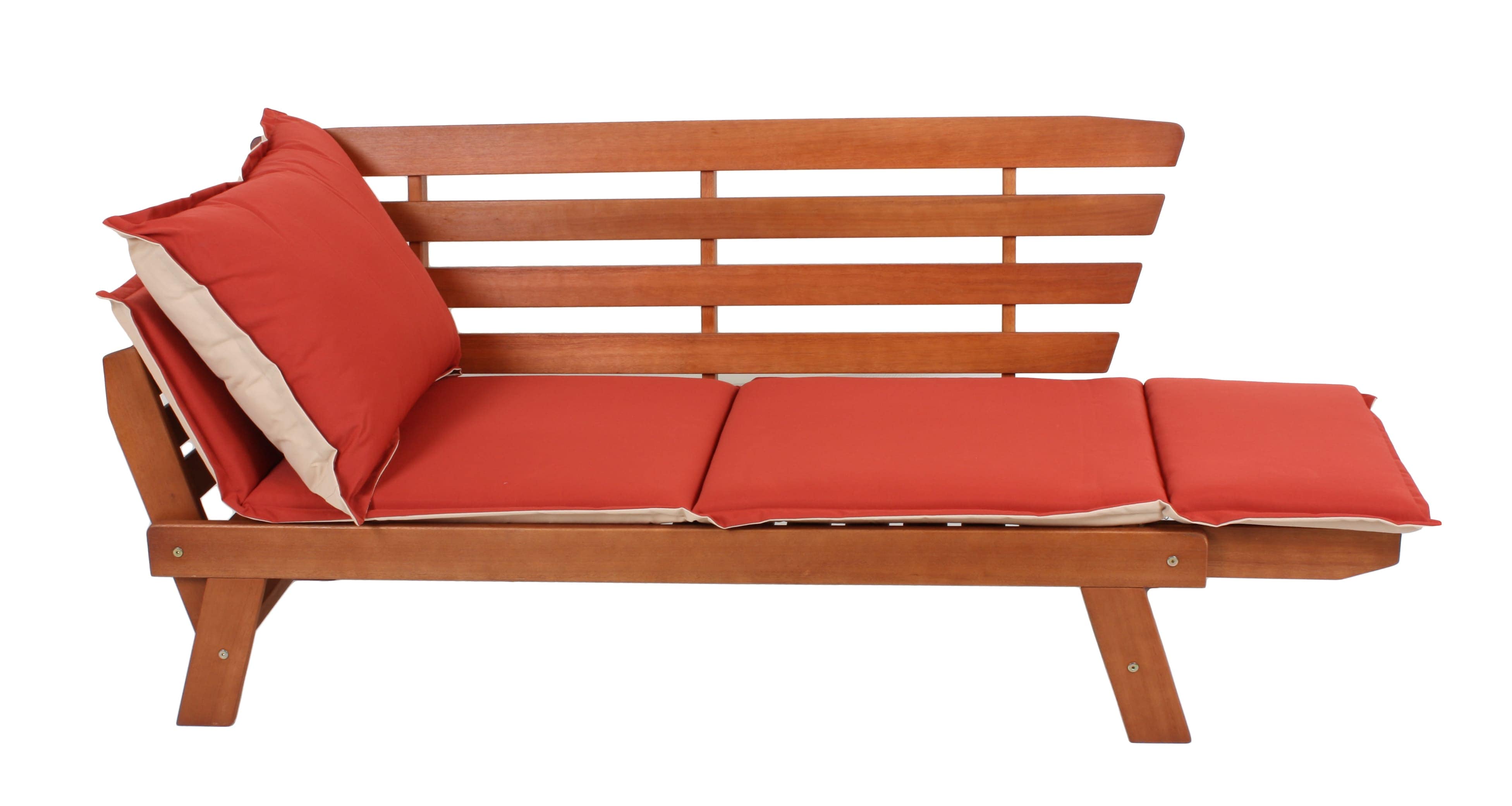 Bank FORTUNA mit umklappbaren Armlehnen - Bild 1