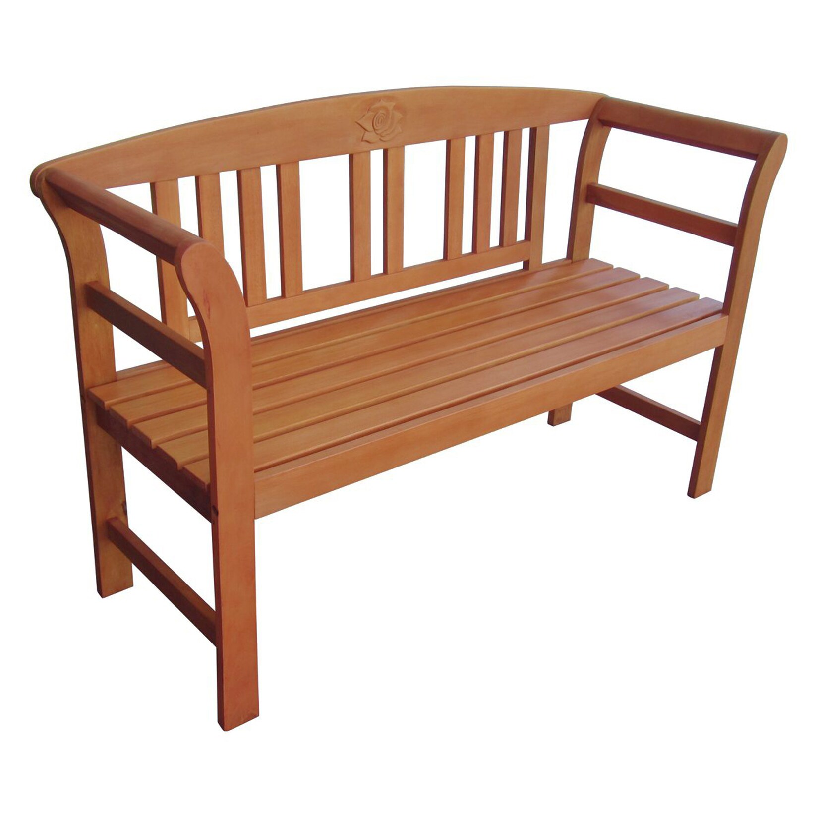 Gartenbank SAN JOSE mit Rose, 2-Sitzer | 04041908101716