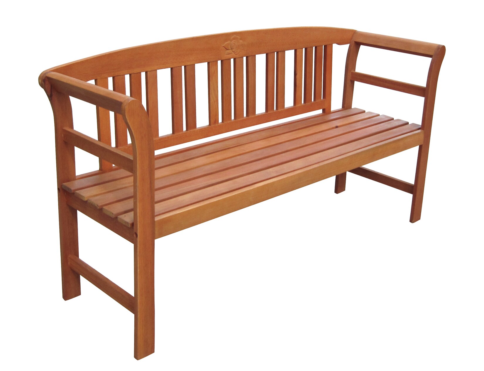 Bank HARLAND mit Rose, 3-Sitzer | 04041908107725