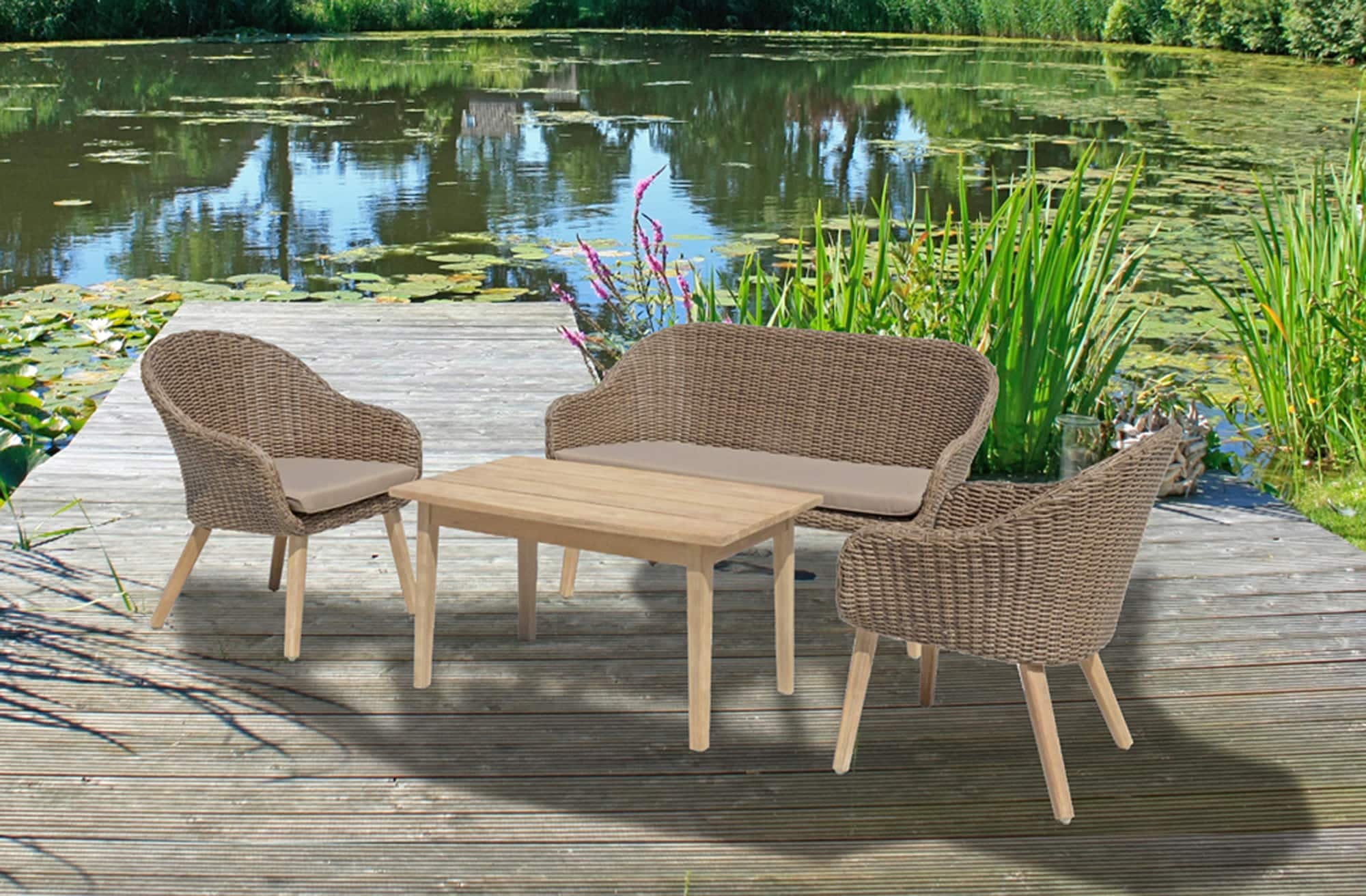 Lounge-Gruppe PUEBLO 4-tlg. - Bild 1