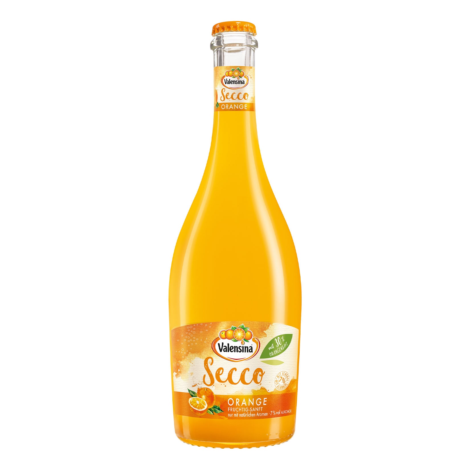 Valensina Secco Orange 7,0 % vol. 0,75 Liter - Bild 1