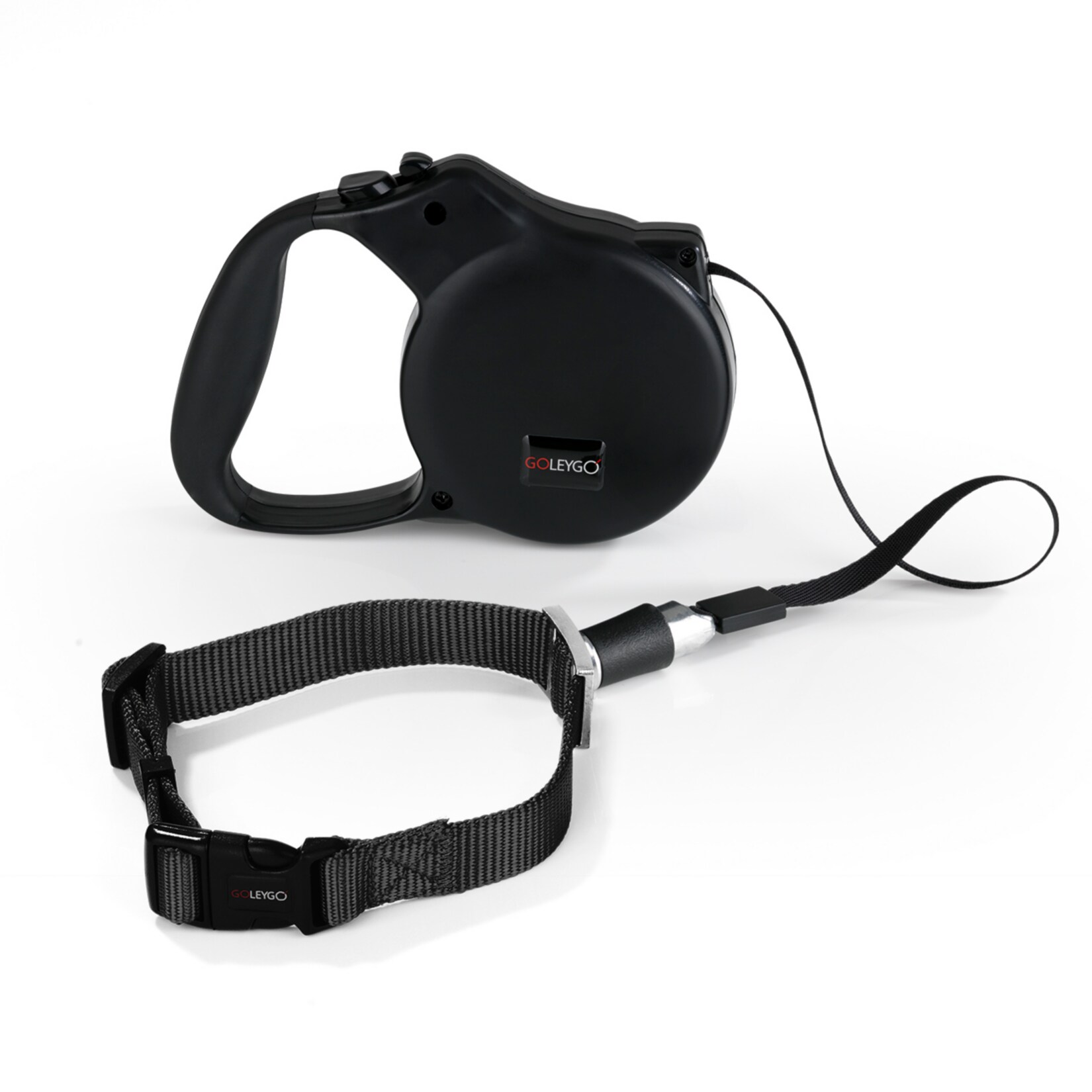 GOLEYGO Verschluss- System f&uuml;r Hundeleinen - Roll-Leine & Halsband, Gr. S - M - Bild 1