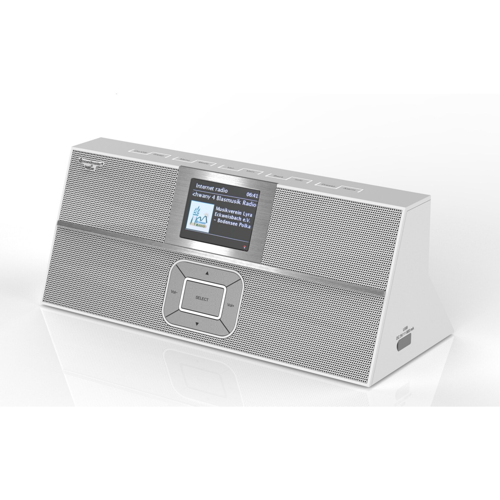 Soundmaster IR3300SI DAB+/UKW Internetradio mit Bluetooth und Amazon Alexa Sprachsteuerung | 04005425009870