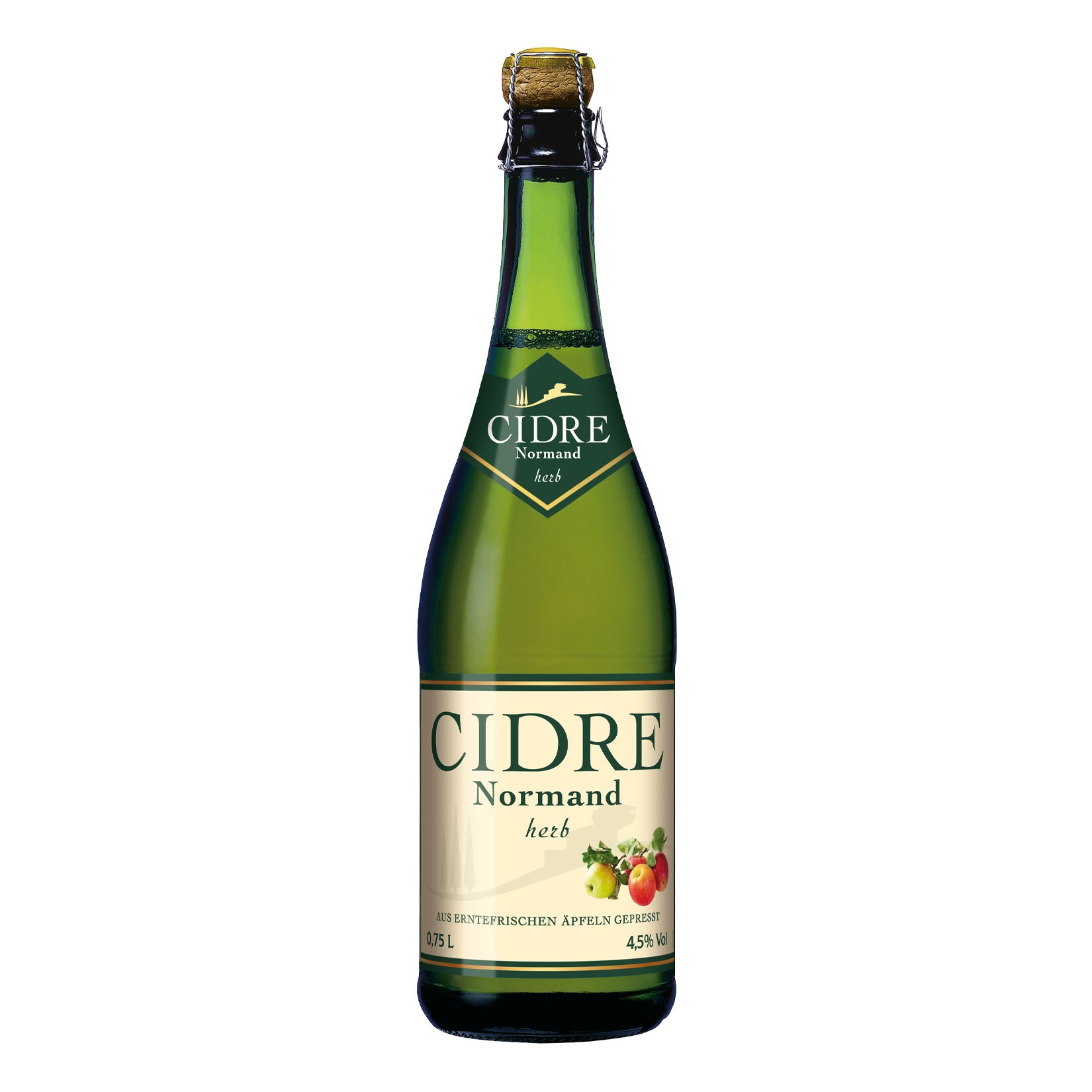 Cidre Normand herb 4,5 % vol 0,75 Liter - Bild 1