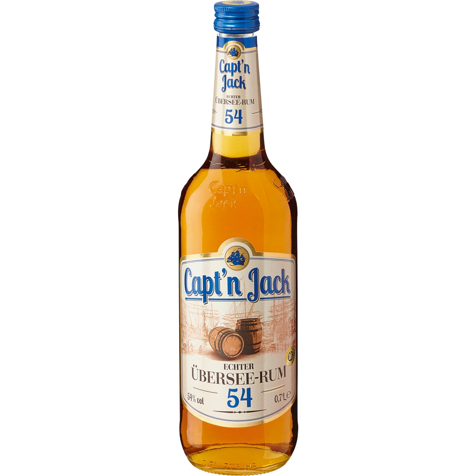 Capt'n Jack Übersee Rum 54,0 vol 0,7 Liter online kaufen bei Netto