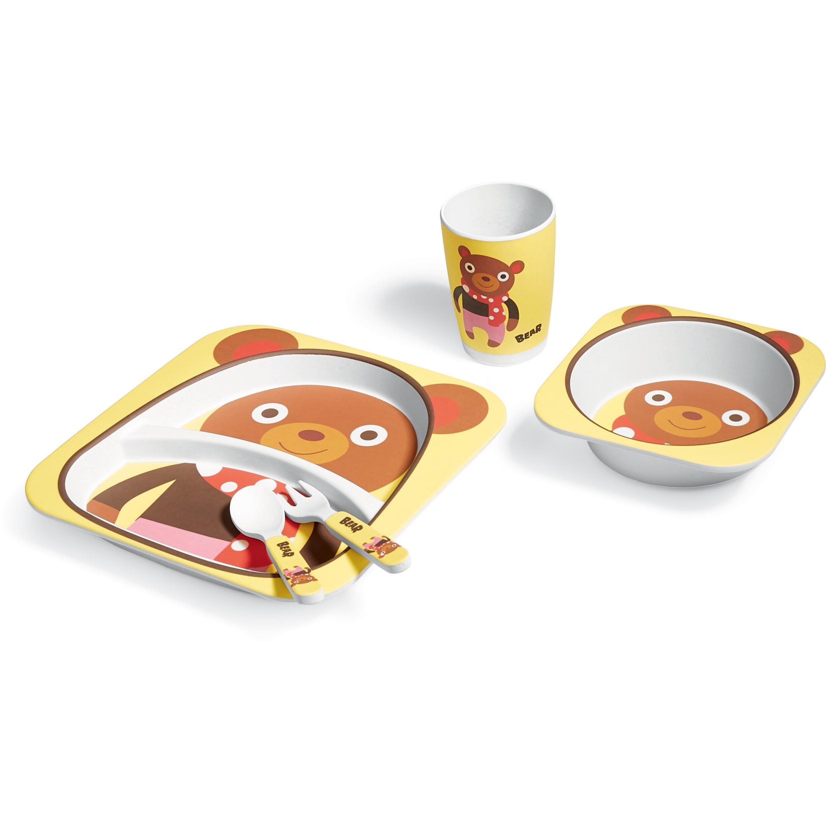 Dekor Kinder Geschirr-Set - B&auml;r - Bild 1