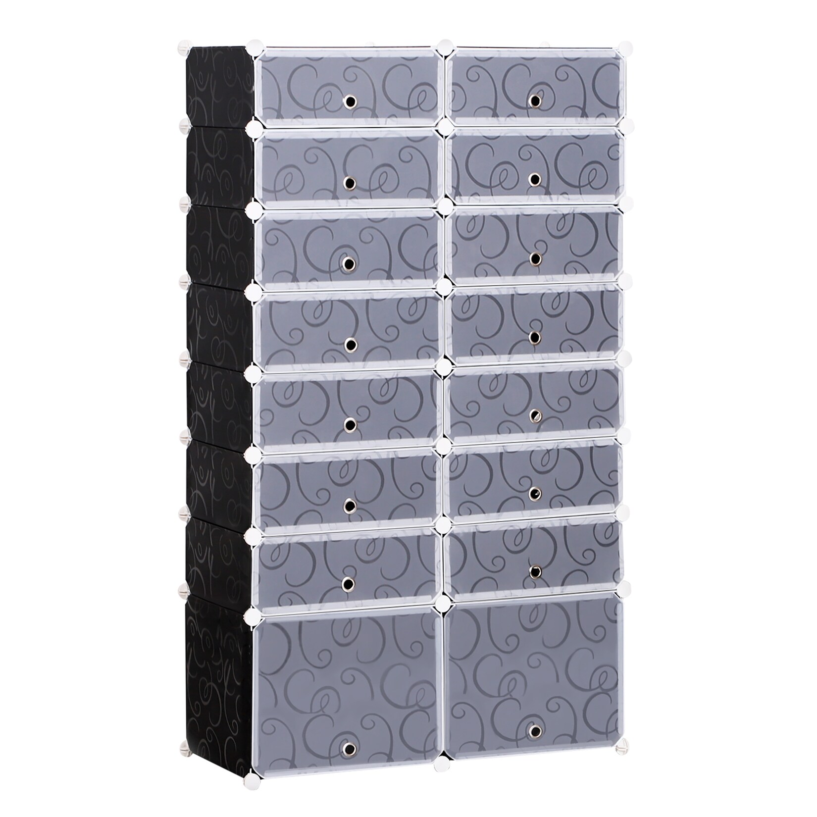 HOMCOM Würfelregal Kunststoff, Metall | 04250871273867