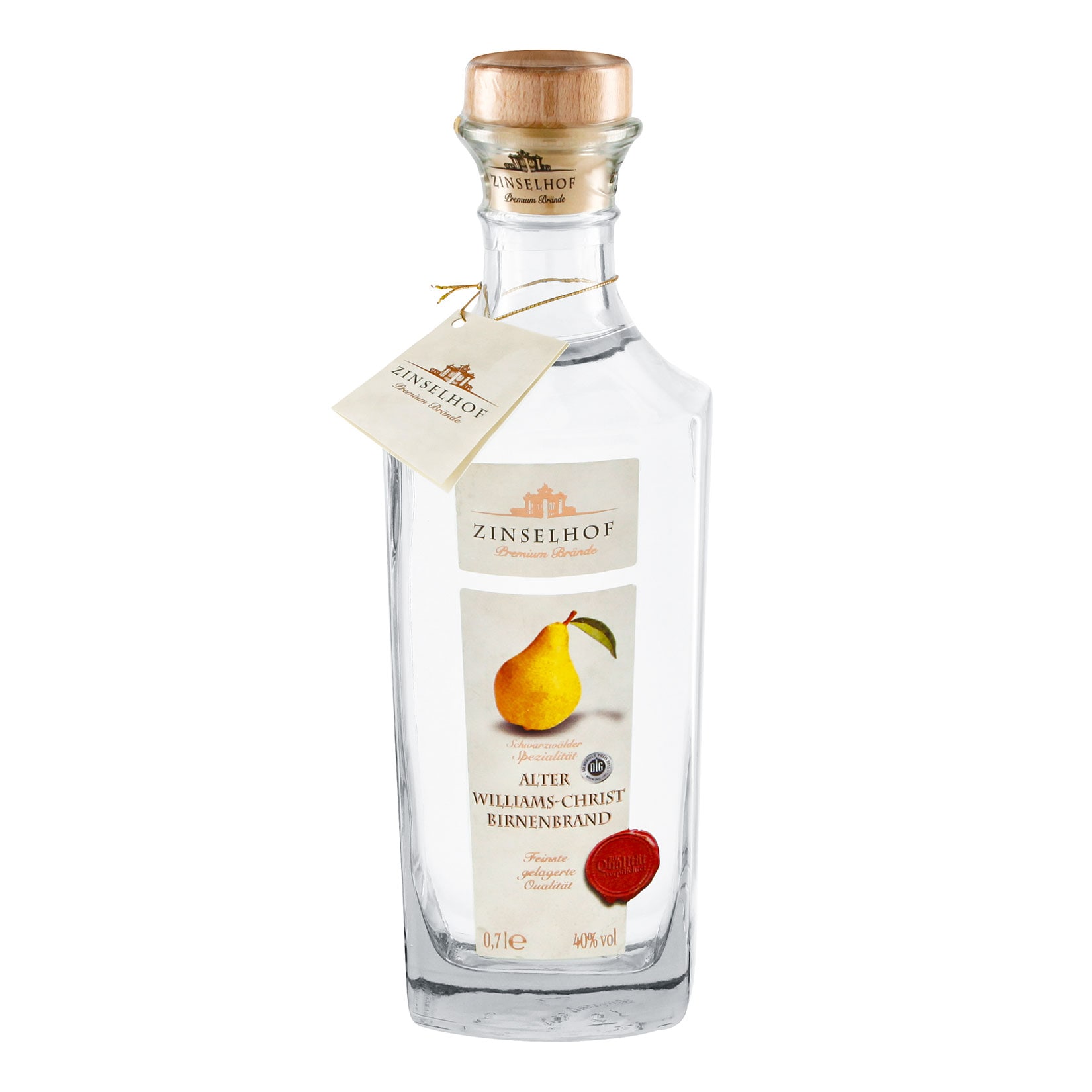 Zinselhof Williams-Christ-Birne 40,0 % vol 0,7 Liter - Bild 1