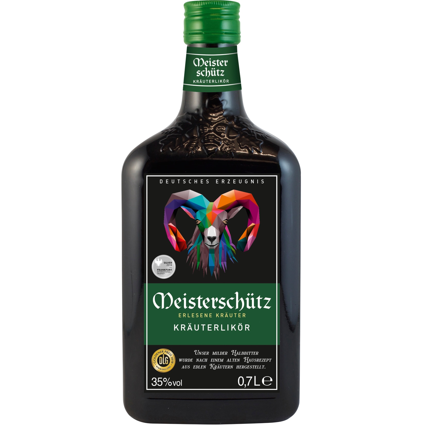 Meistersch&uuml;tz Kr&auml;uterlik&ouml;r 35,0 % vol 0,7 Liter - Bild 1