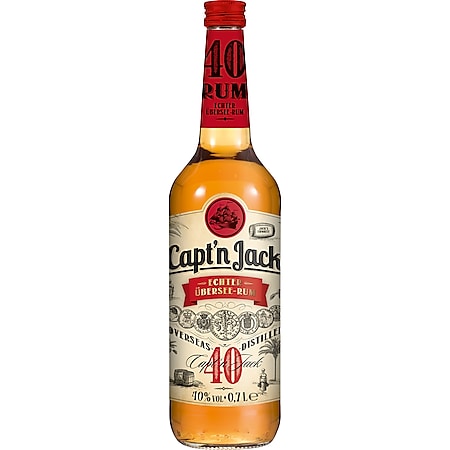 Capt'n Jack Rum 40,0 % vol 0,7 Liter - Bild 1