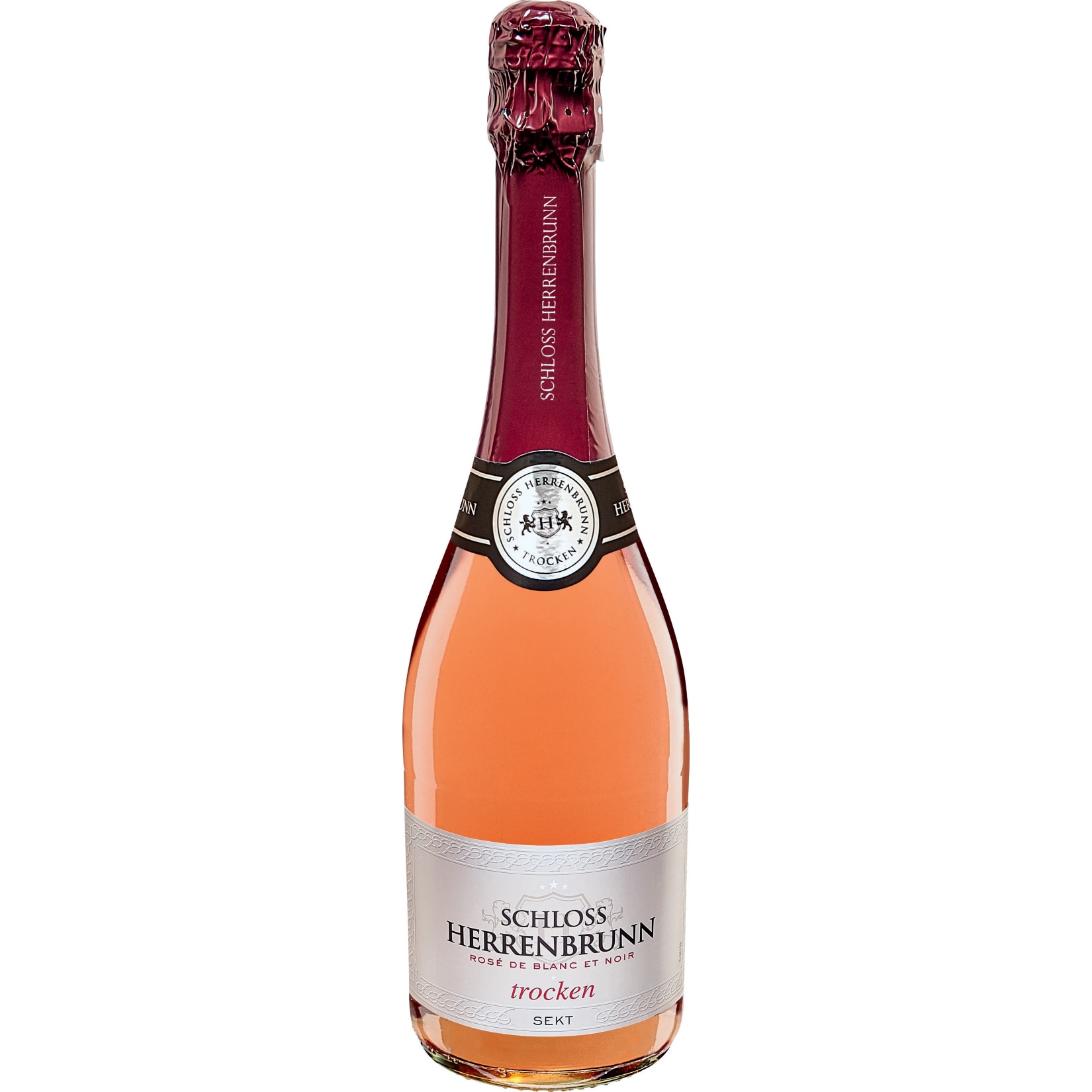 Schloss Herrenbrunn Ros&eacute; Sekt trocken 11,0 % vol 0,75 Liter - Bild 1