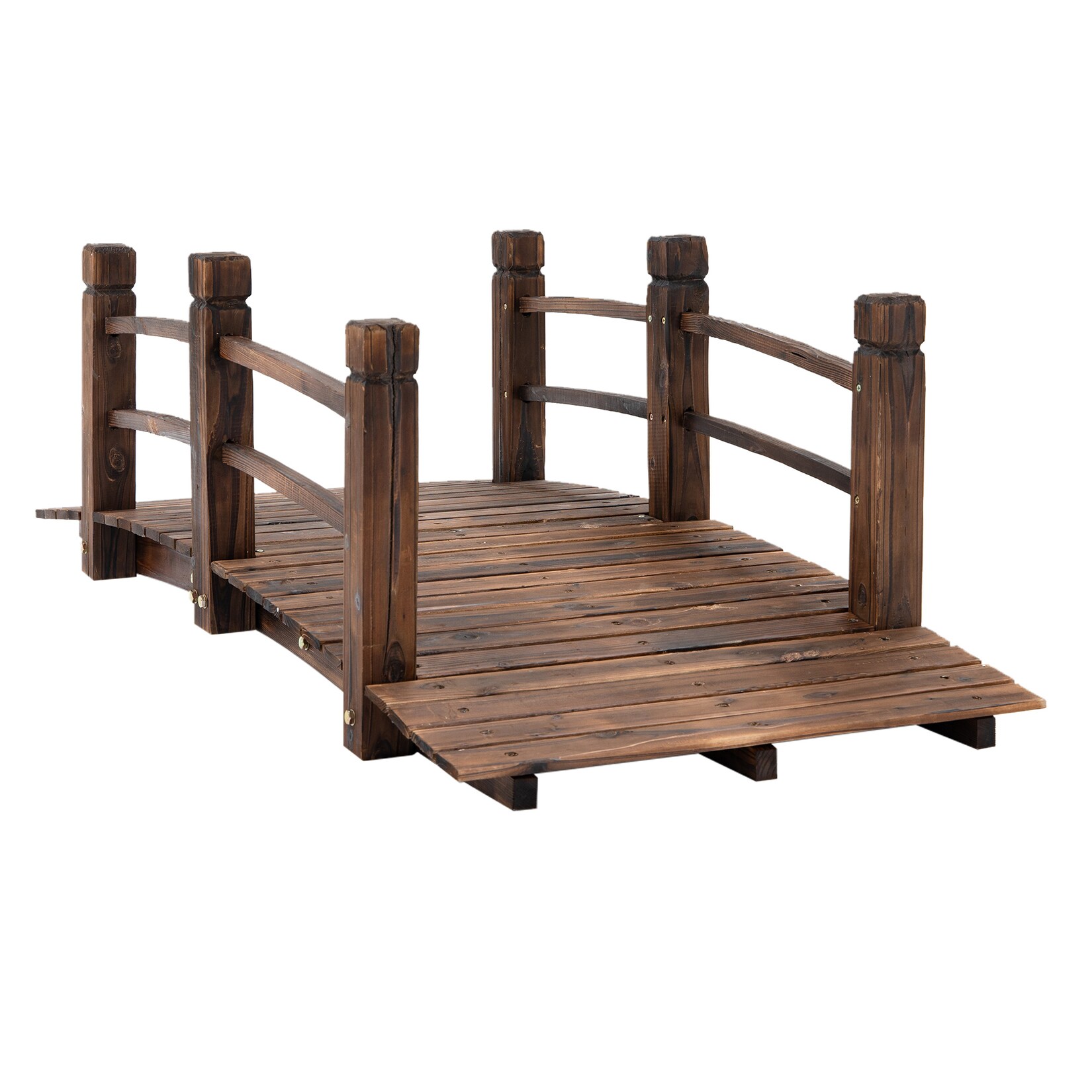 Holzbrücke Tannenholz