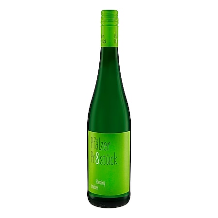 Pfälzer Pr8stück Riesling Qualitätswein Pfalz trocken 12,5 % vol 0,75 Liter - Bild 1