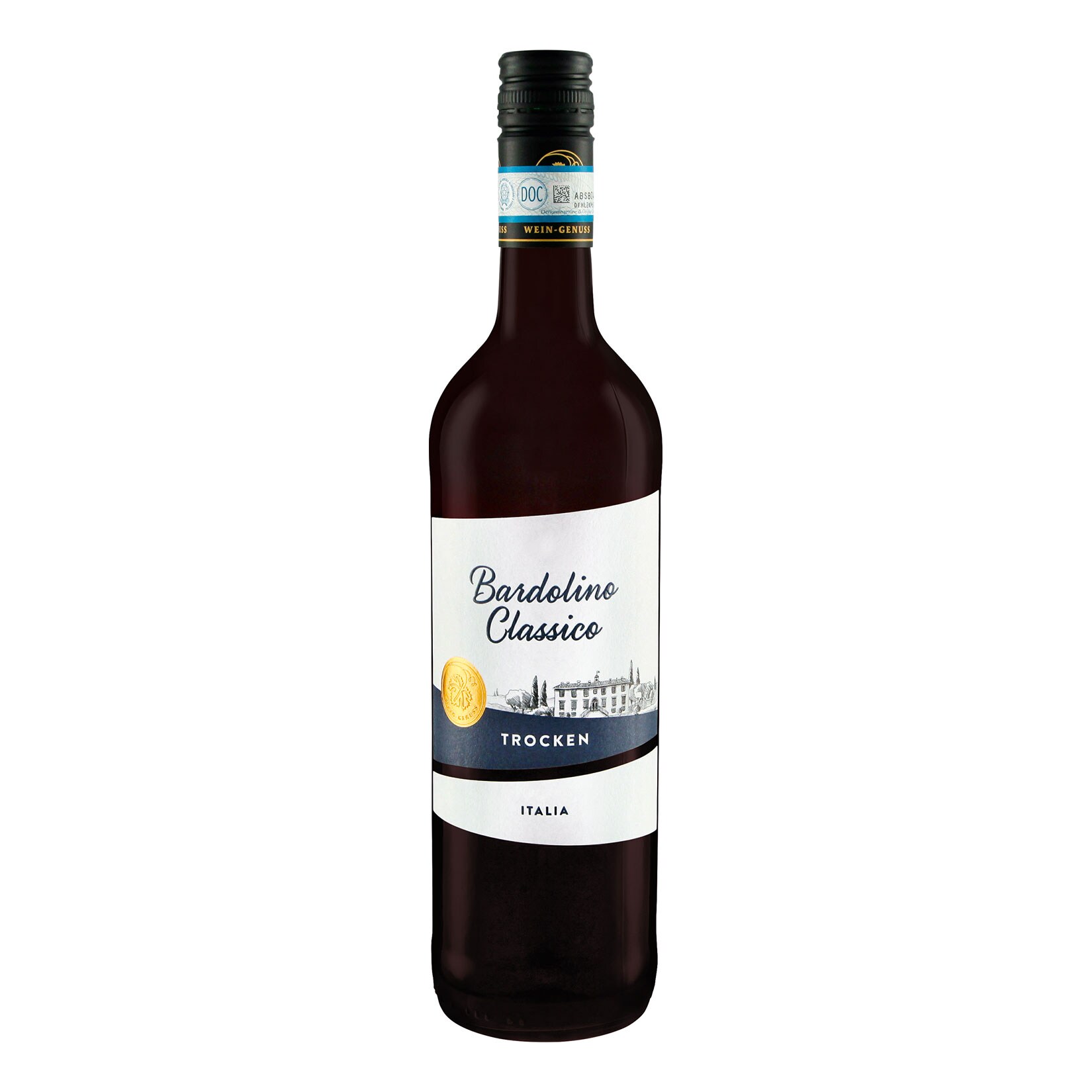 Bardolino Classico DOC rot 12,0 % vol 0,75 Liter – Inhalt: 6 Flaschen | 04311605493354