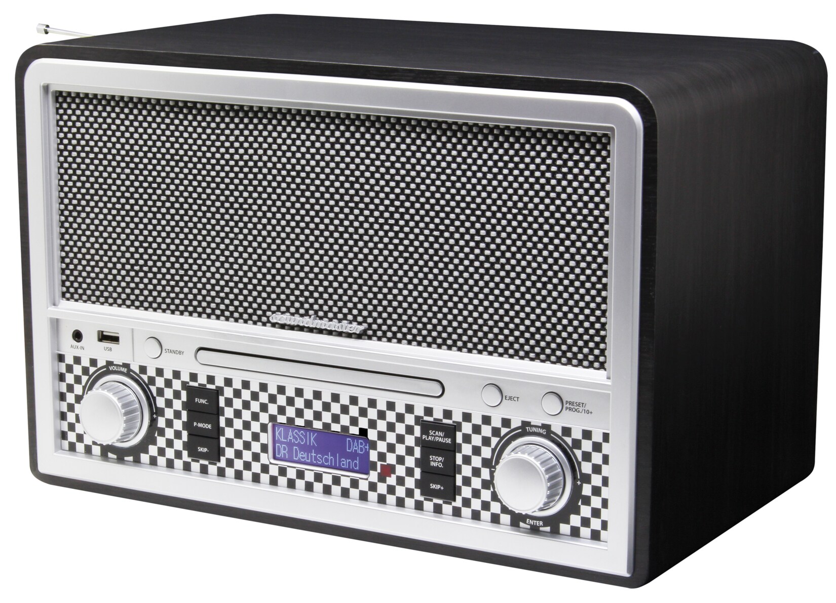 Soundmaster NR955SW CD/MP3 Nostalgie DAB+/UKW Digitalradio mit Bluetooth | 04005425006565