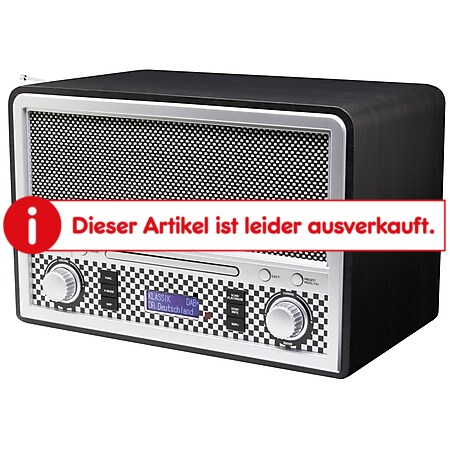 Soundmaster NR955SW CD/MP3 Nostalgie DAB+/UKW Digitalradio mit Bluetooth - Bild 1