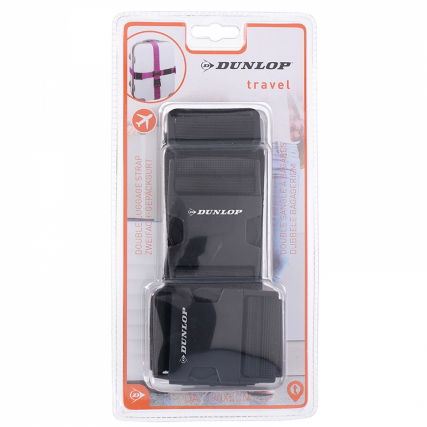 DUNLOP Koffergurt - schwarz - Bild 1