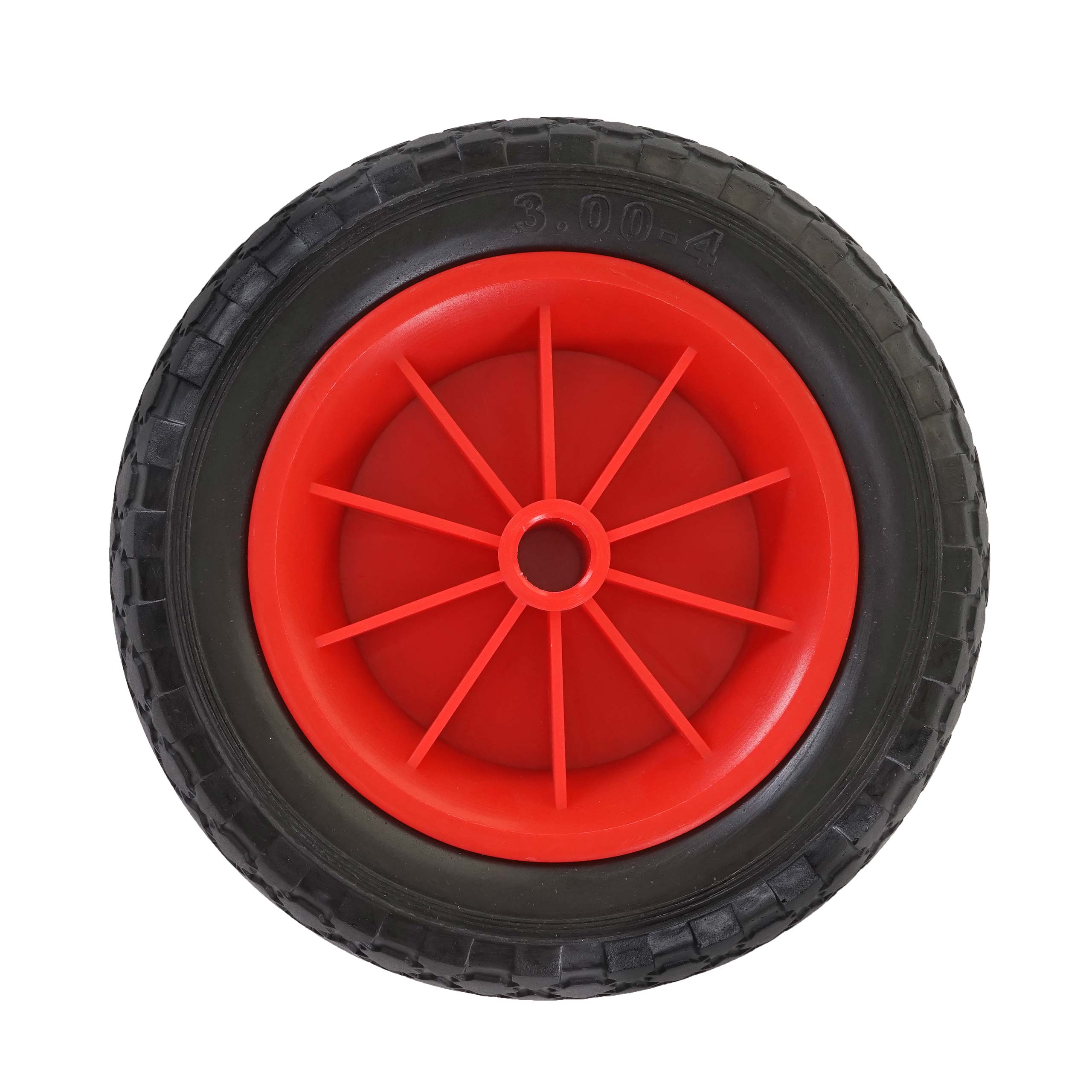 Ersatzrad f&uuml;r Bollerwagen, Reifen Sackkarrenrad, 260x80 mm PU Rad - Bild 1